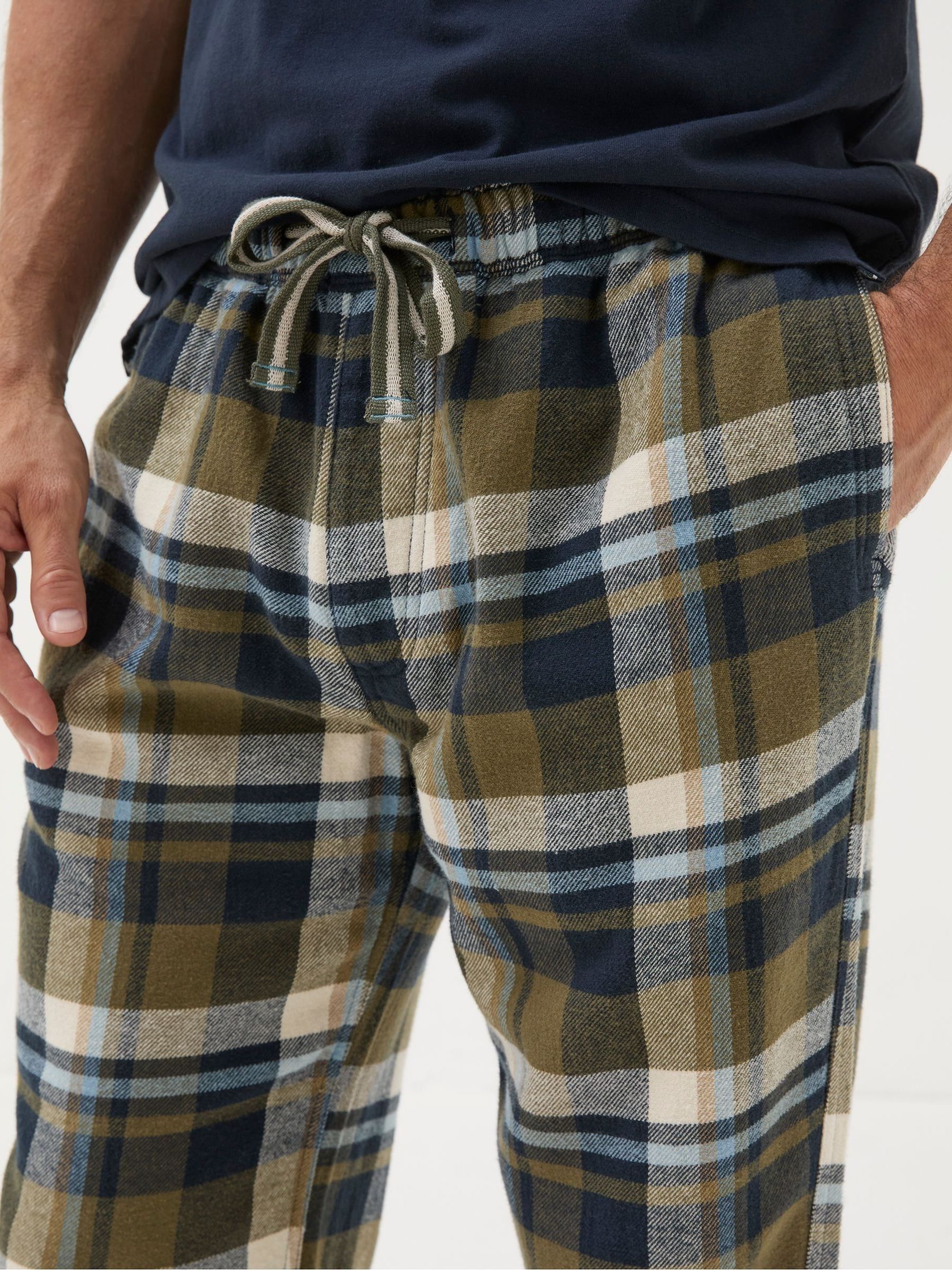 Hambrook Green Check Pyjama Bottoms - Image 5 of 7