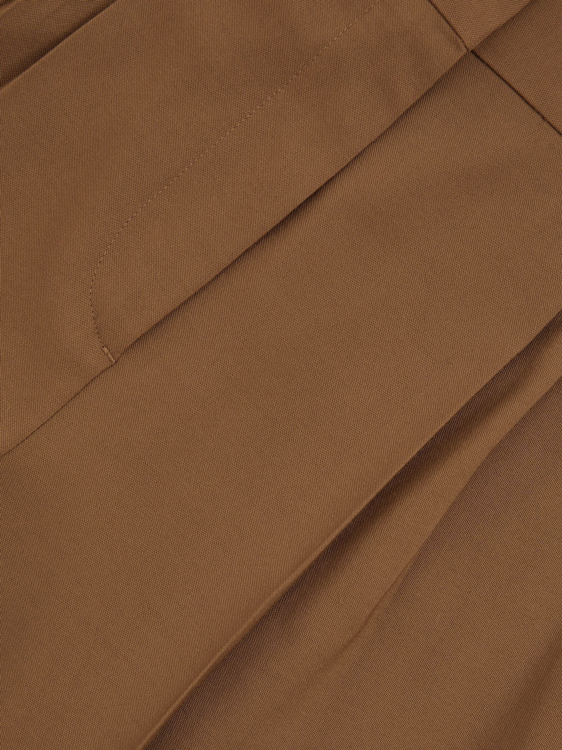 Atelier Virgin-Wool Tapered Trousers in Camel - Image 7 of 7