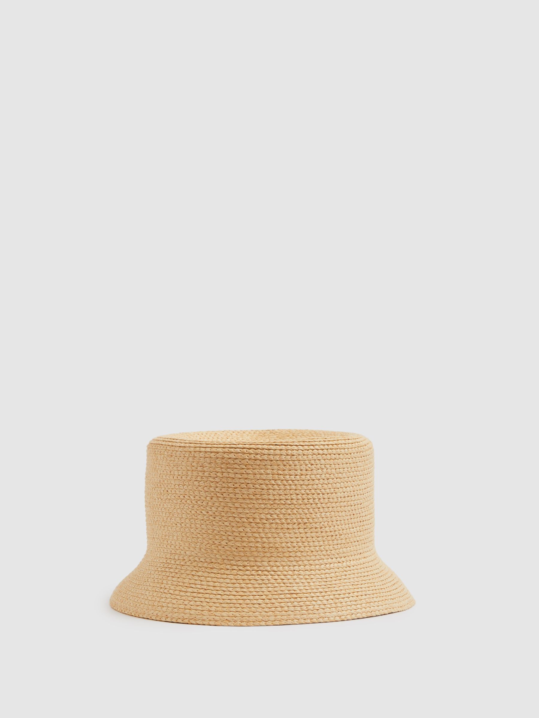 Rachel Natural Straw Bucket Hat - Image 3 of 4