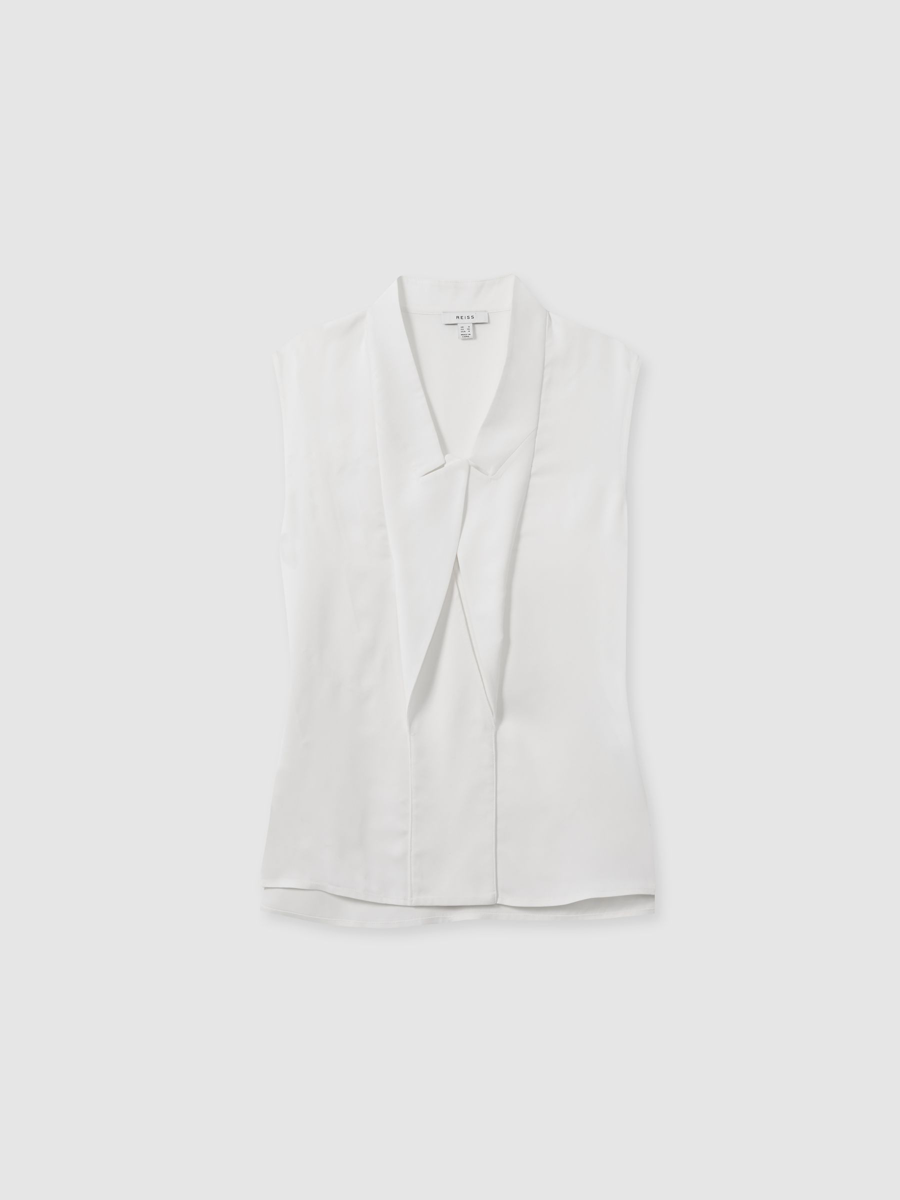 Relaxed Tux Top in Ivory - Image 2 of 5