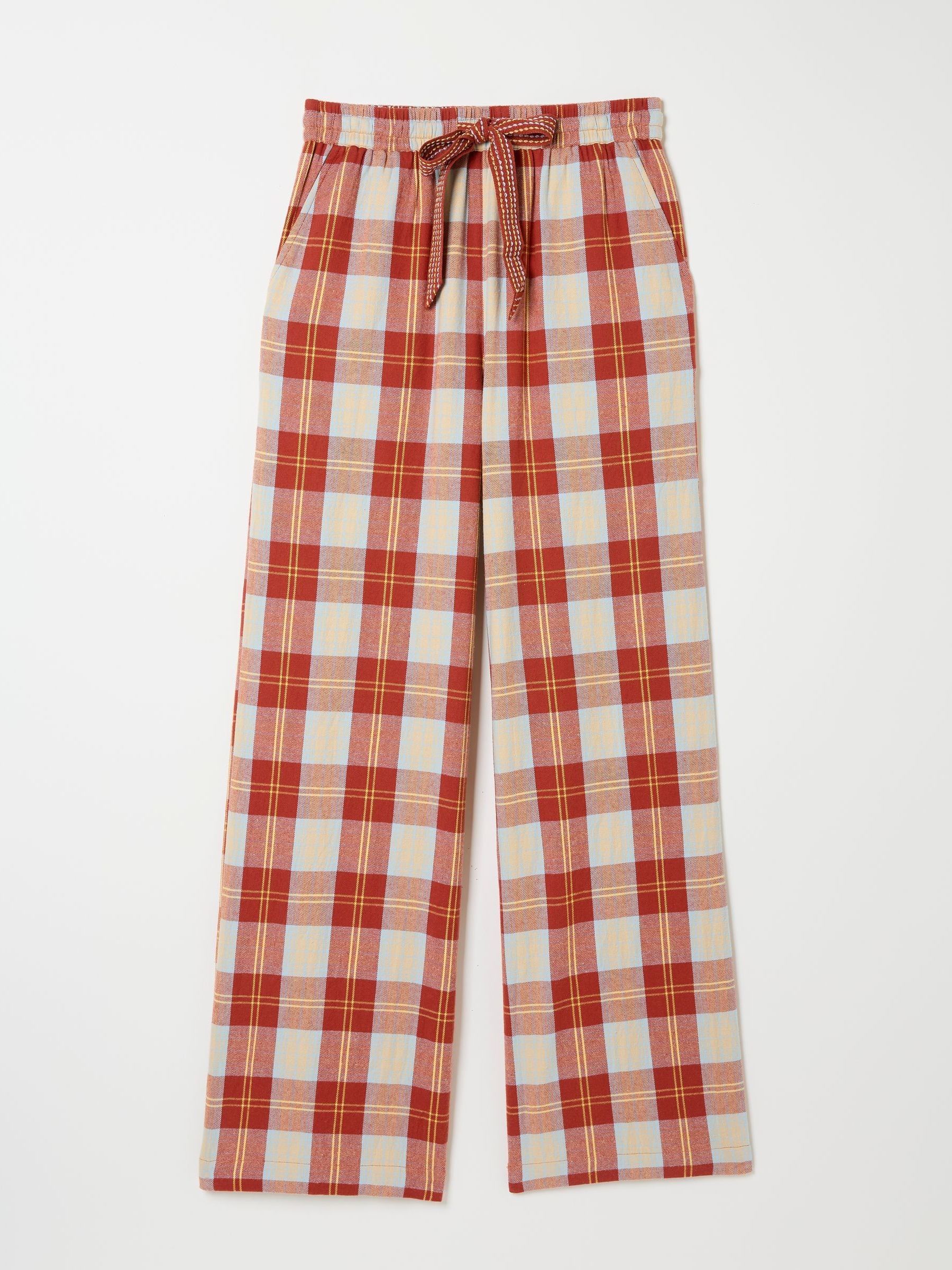 Lola Red Multi Check Pyjama Bottoms - Image 4 of 4