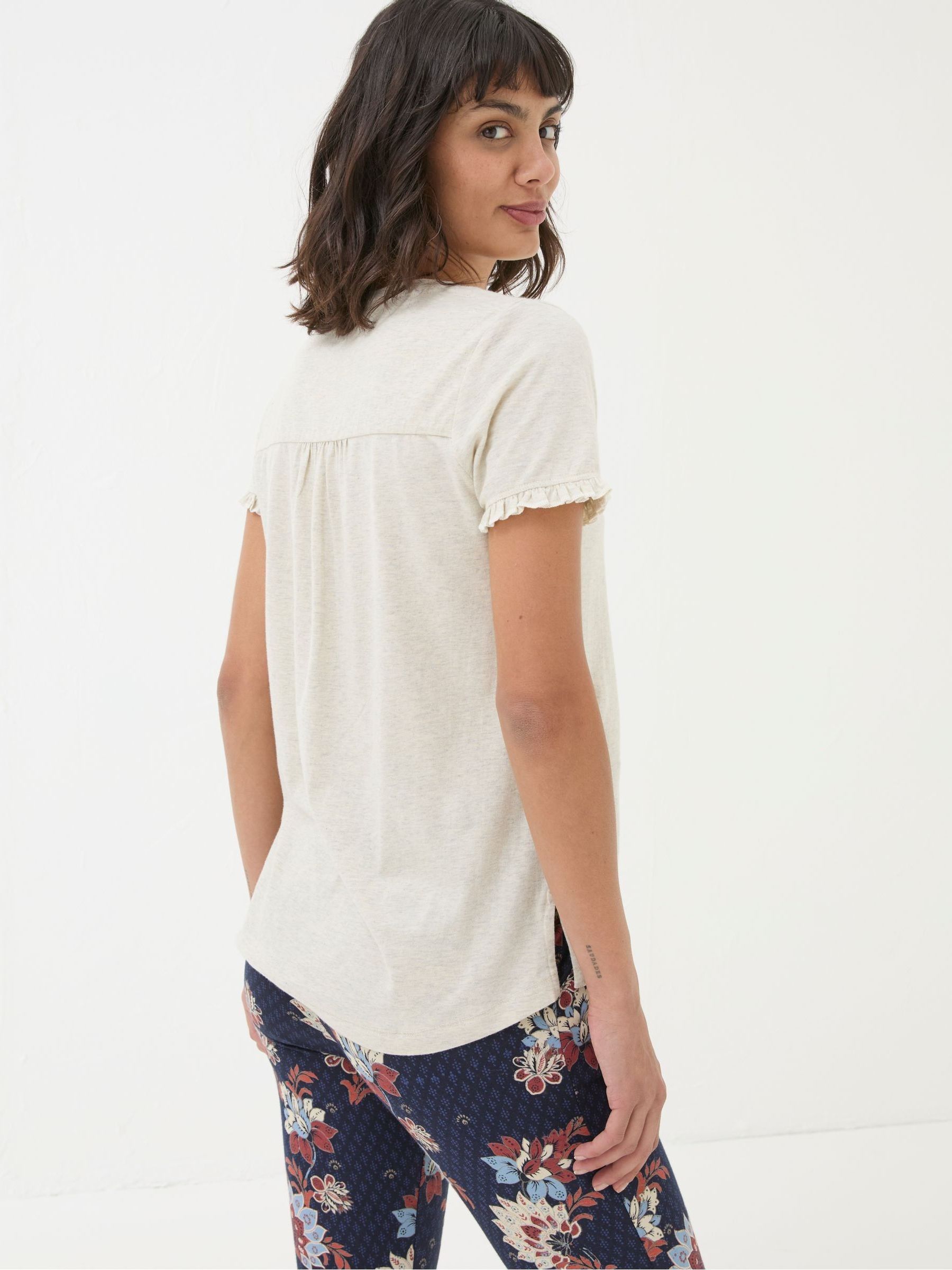 Felicity Natural Felicity Pyjama Top - Image 2 of 5