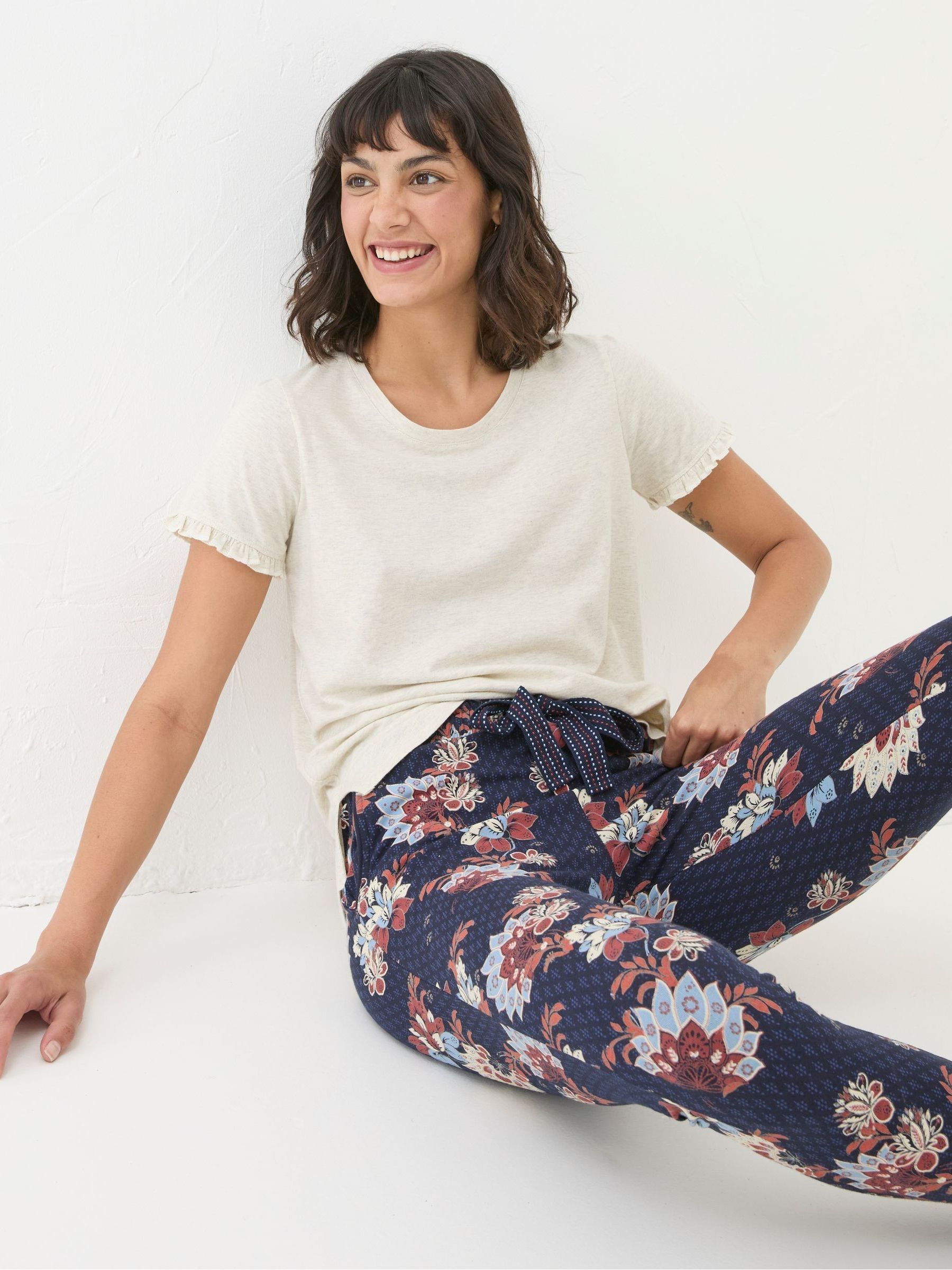 Felicity Natural Felicity Pyjama Top - Image 3 of 5