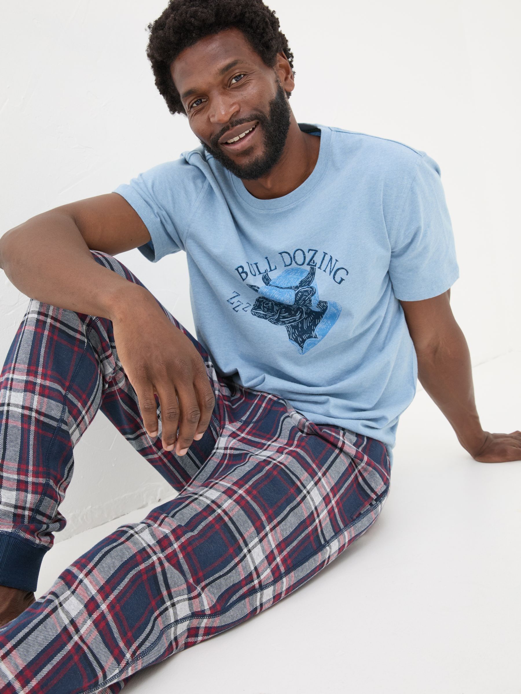 Kemble Red Check Pyjama Bottoms - Image 5 of 6