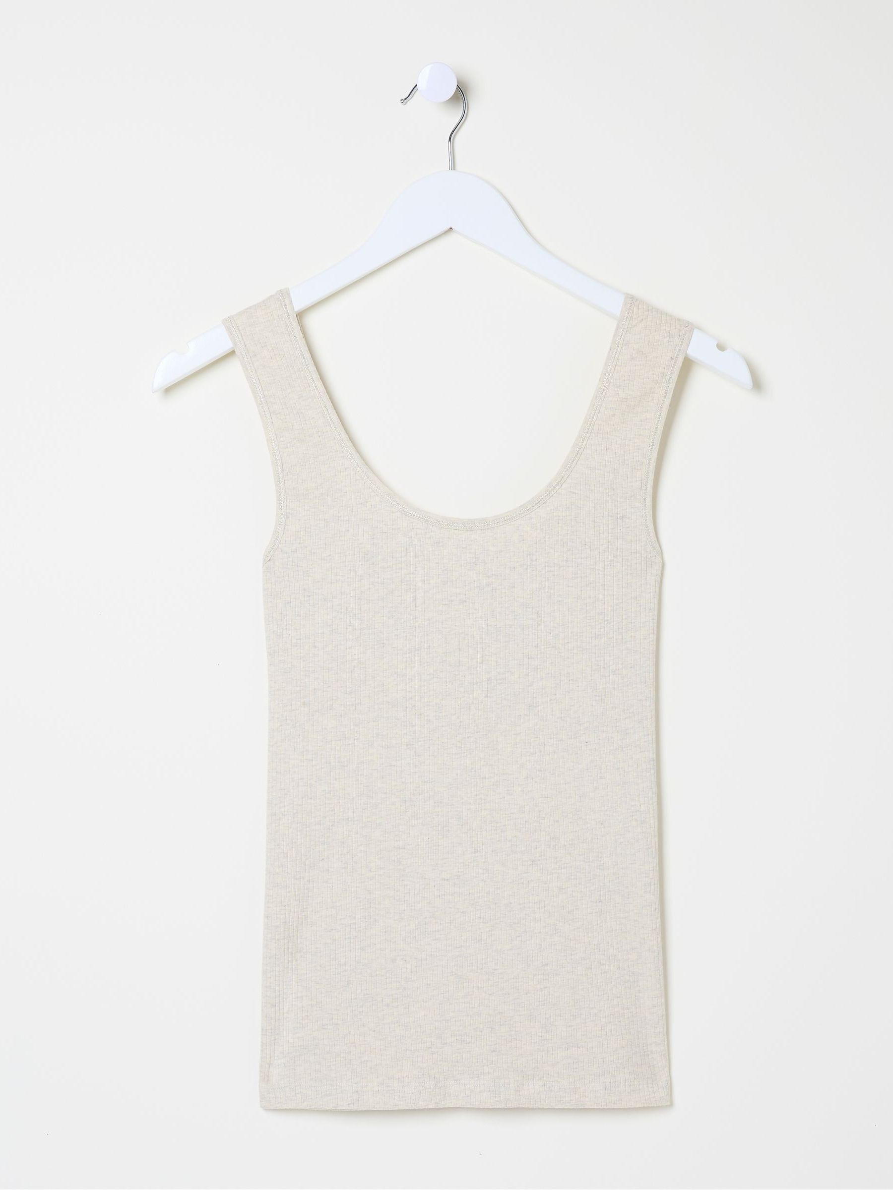 Natural Rib Pyjama Top - Image 5 of 5