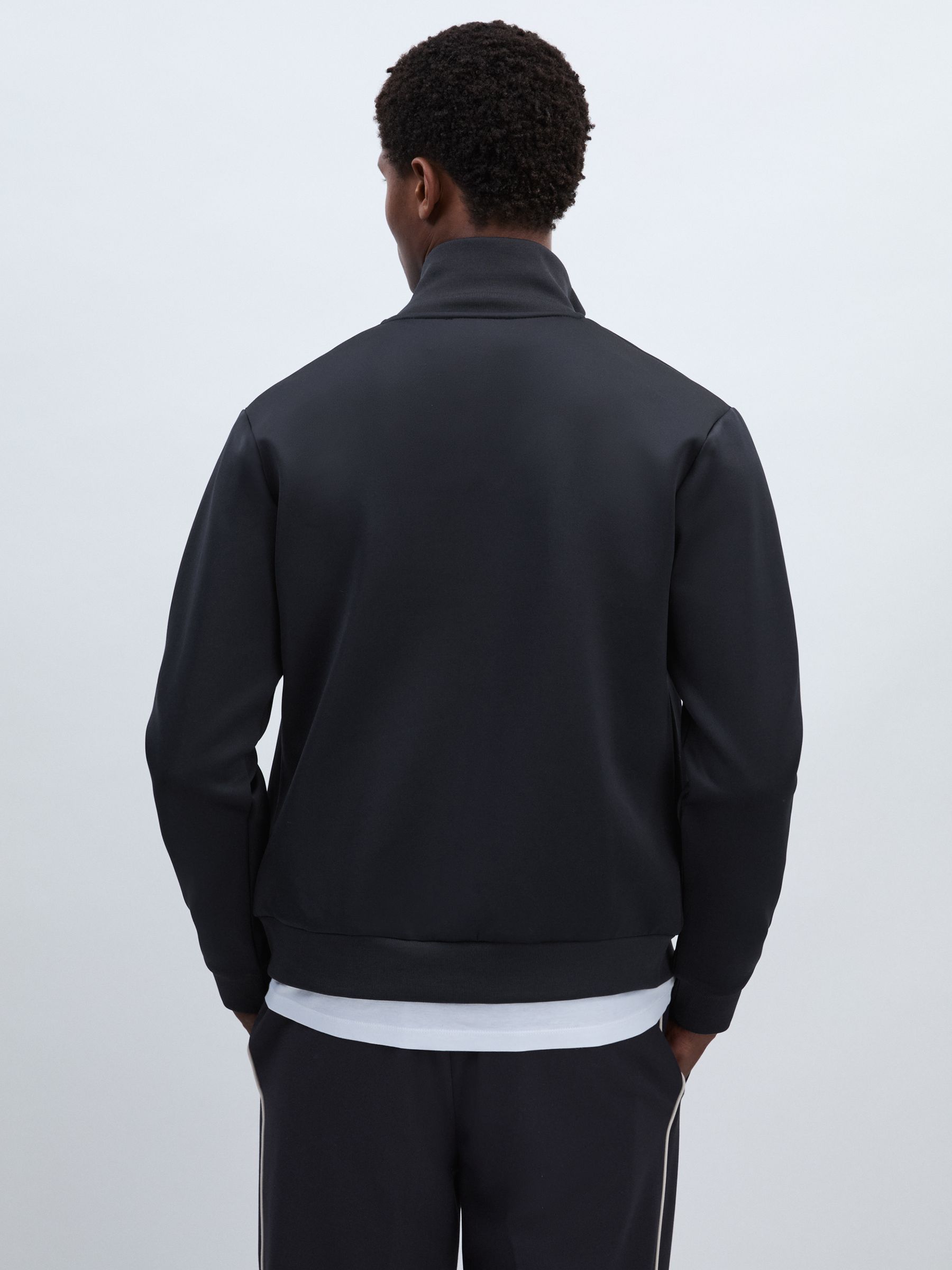 Les Deux Zip-Through Track Jacket in Navy - Image 5 of 7