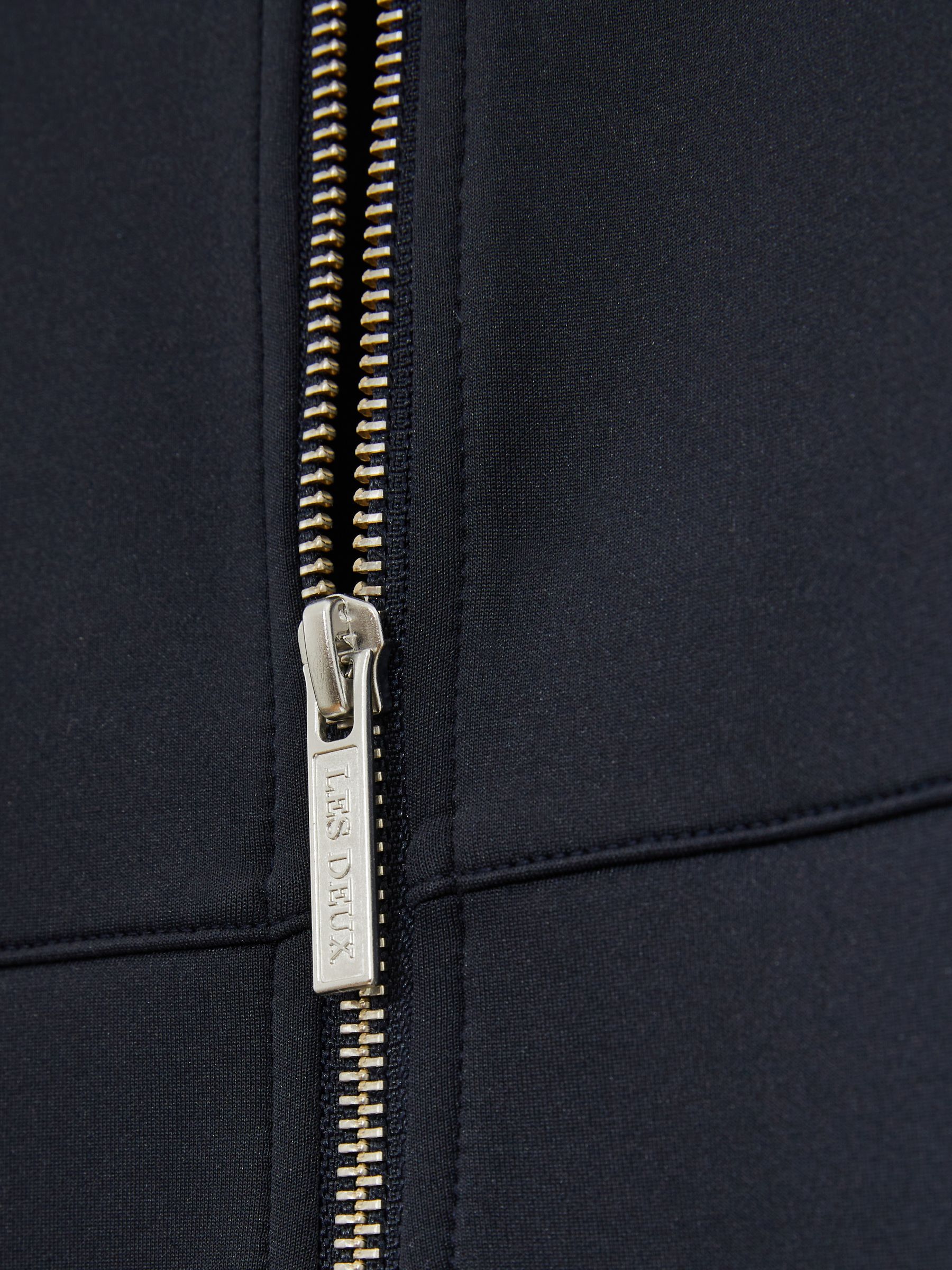 Les Deux Zip-Through Track Jacket in Navy - Image 7 of 7