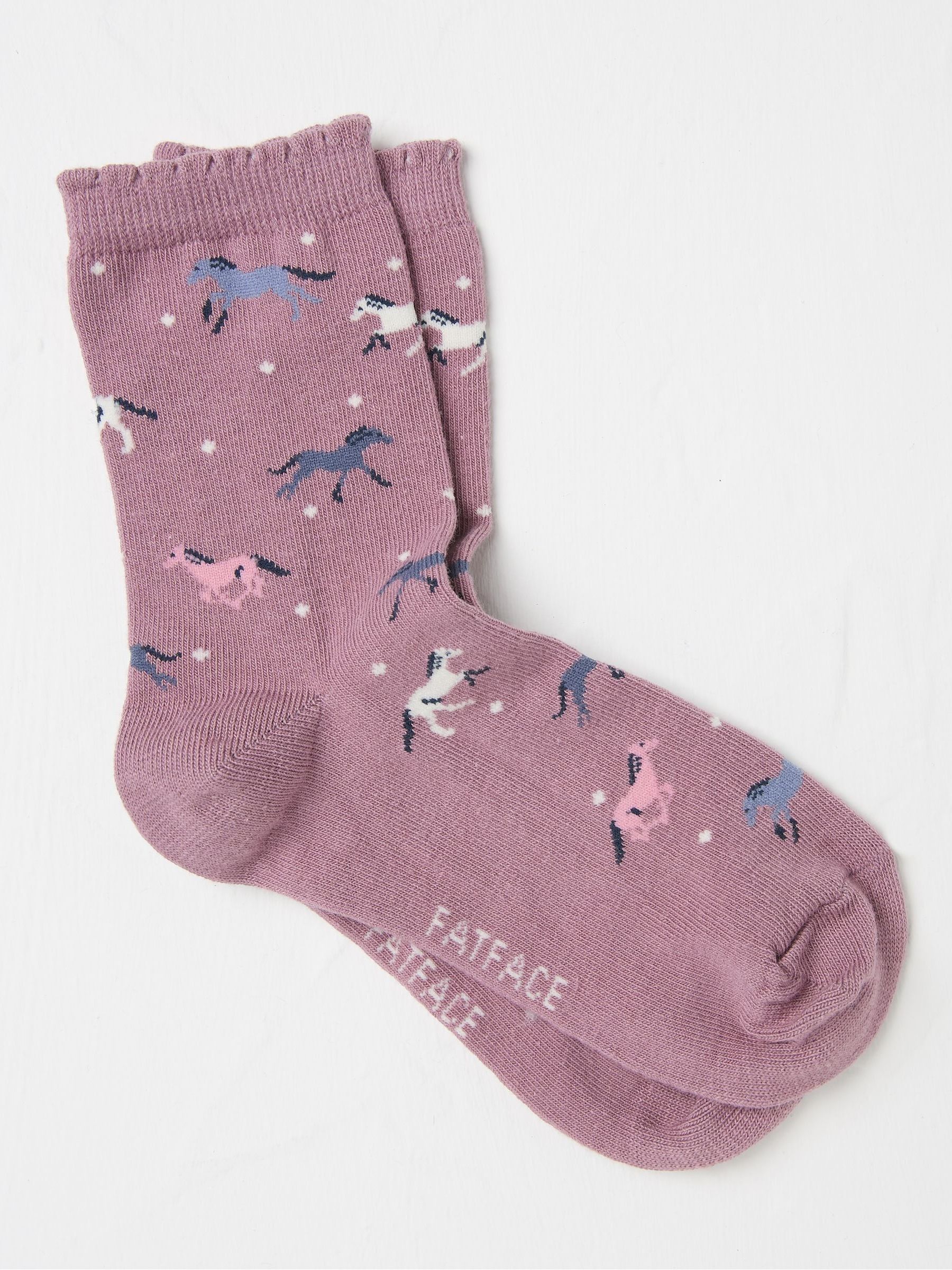Pink Horse Kids' Socks 1 Pack - Image 2 of 3