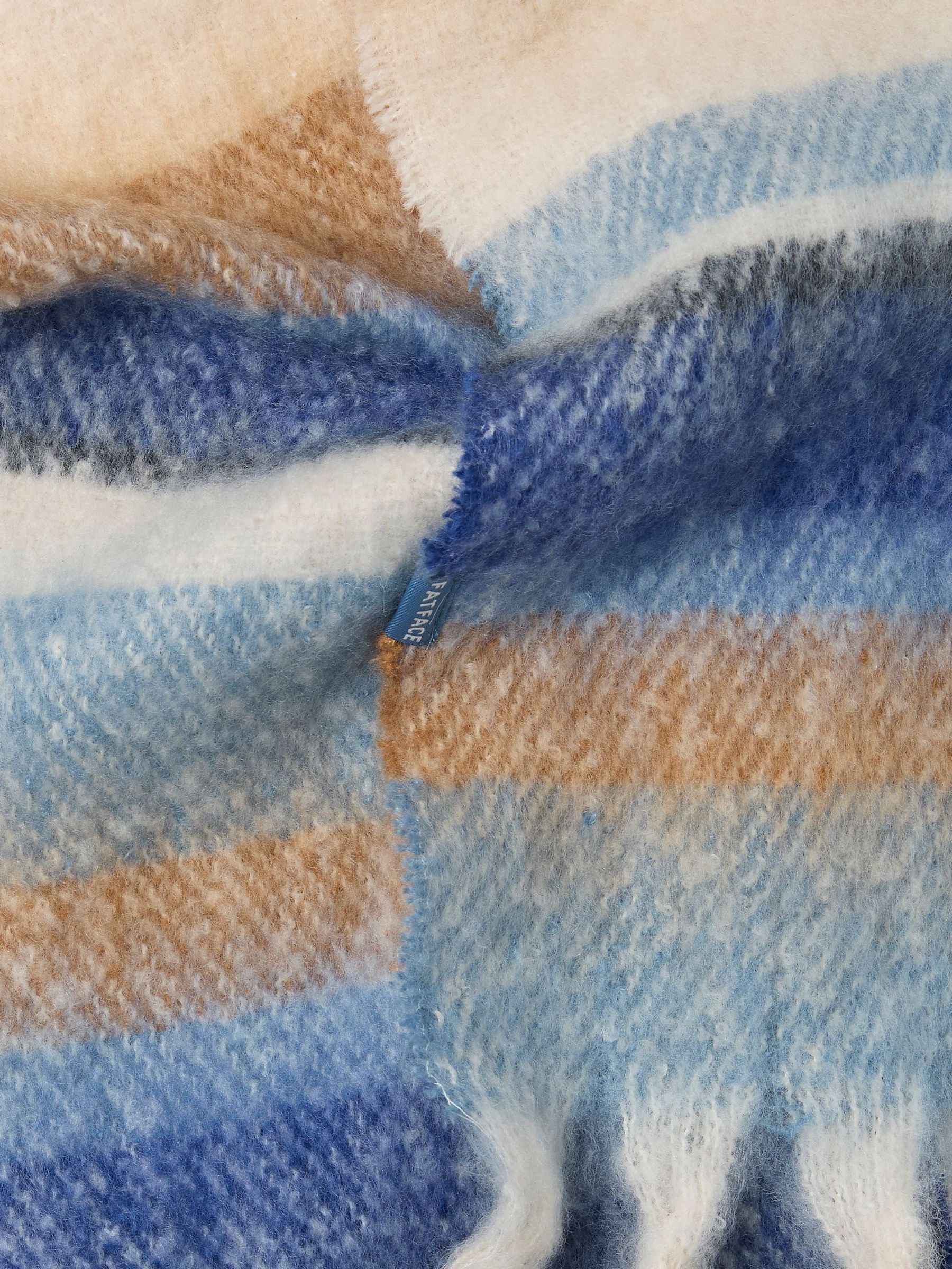 Blue Skinny Stripe Scarf - Image 2 of 2