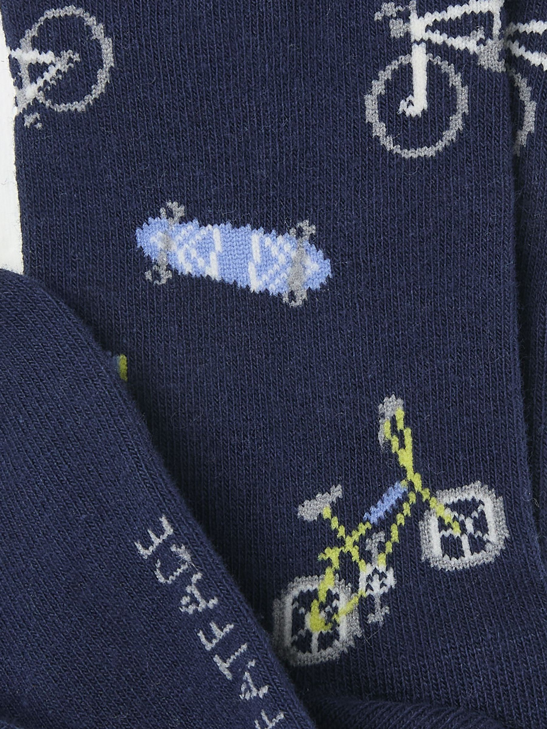 Blue Bike & Skate Kids' Socks 1 Pack - Image 3 of 3 Blue Bike & Skate Kids' Socks 1 Pack - Image 3 of 3