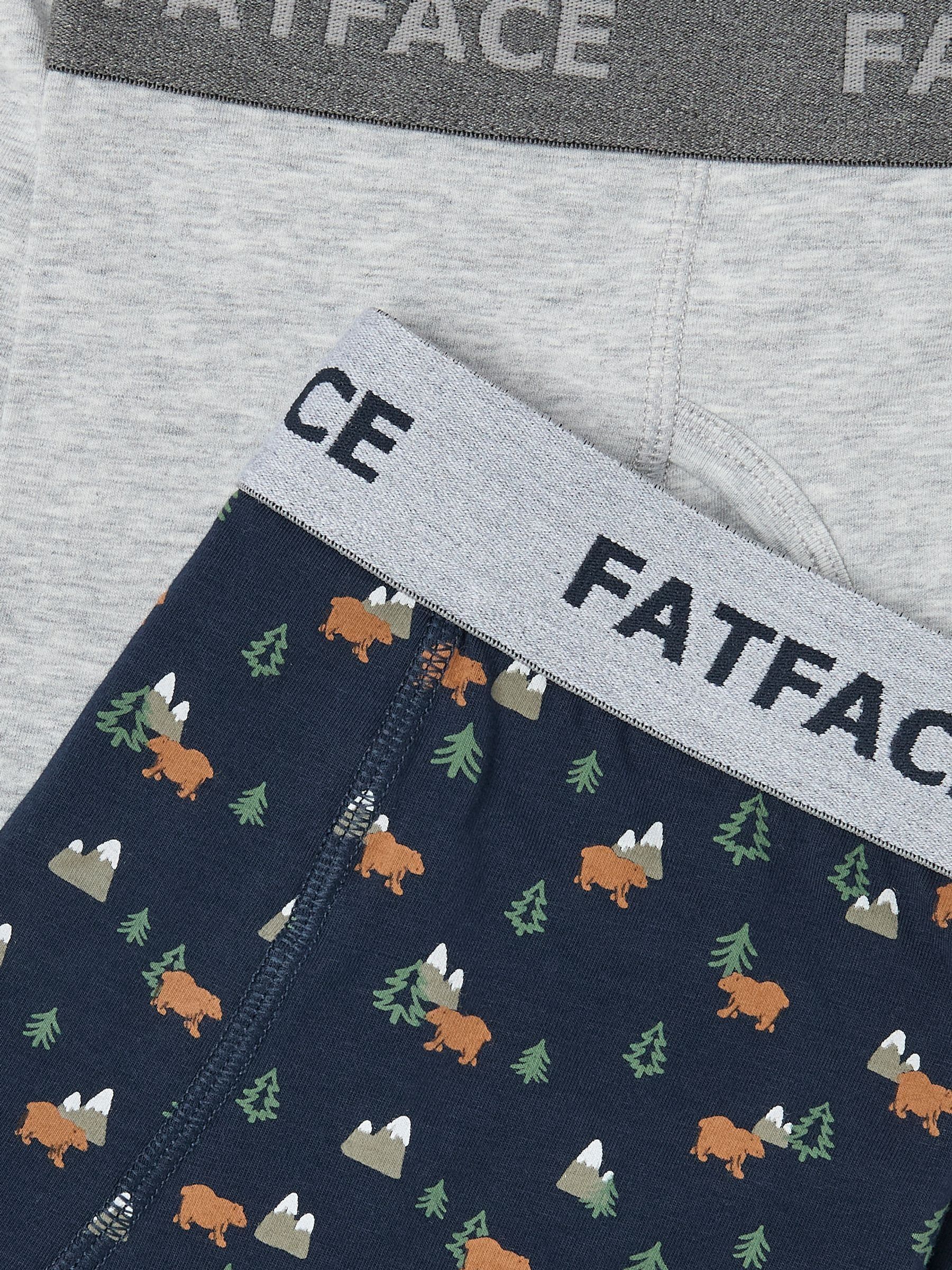 Navy Bear Print Boxers 2 Pack - Image 2 of 2 Navy Bear Print Boxers 2 Pack - Image 2 of 2