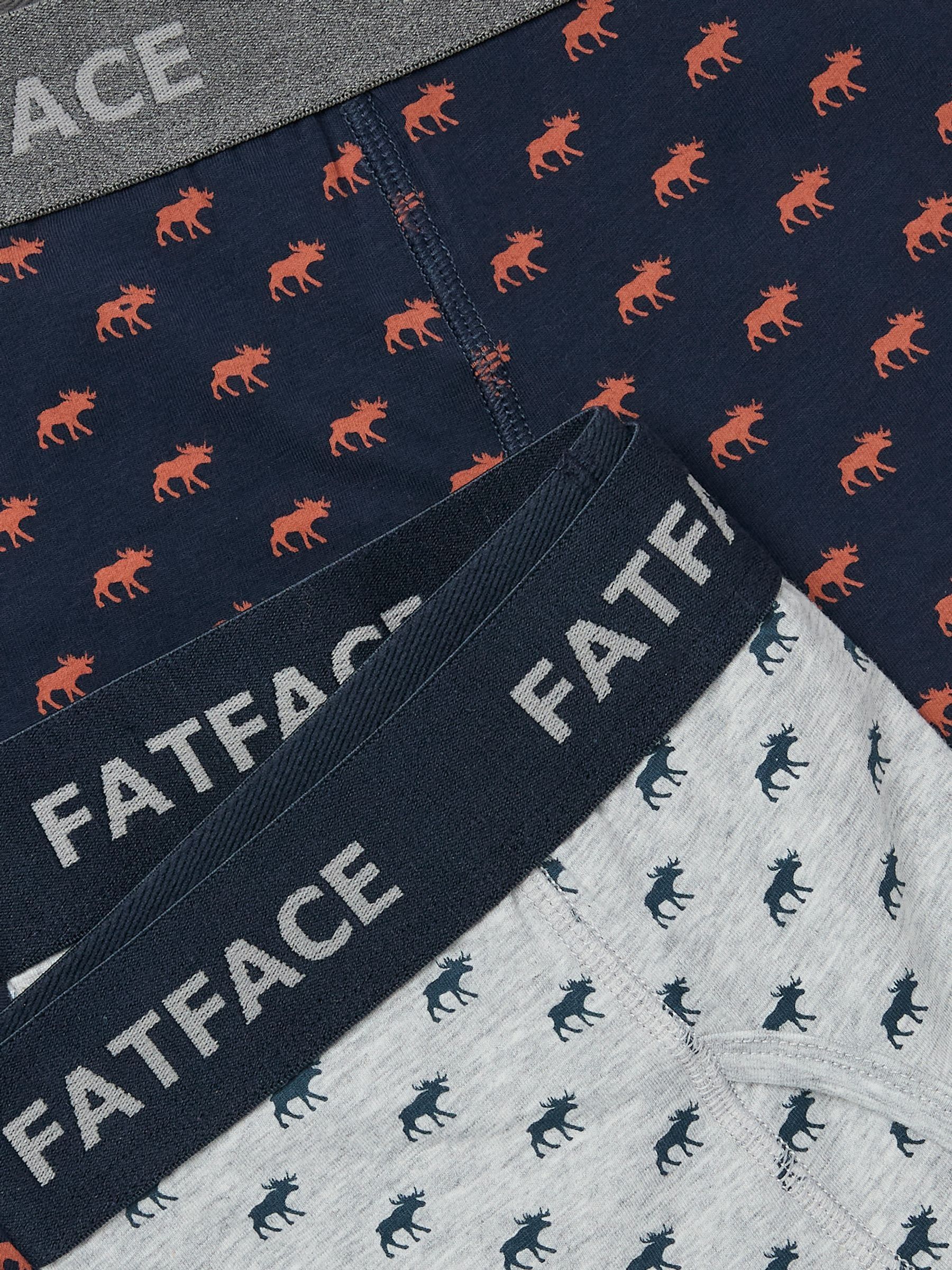 Navy Moose Print Boxers 2 Pack - Image 2 of 2