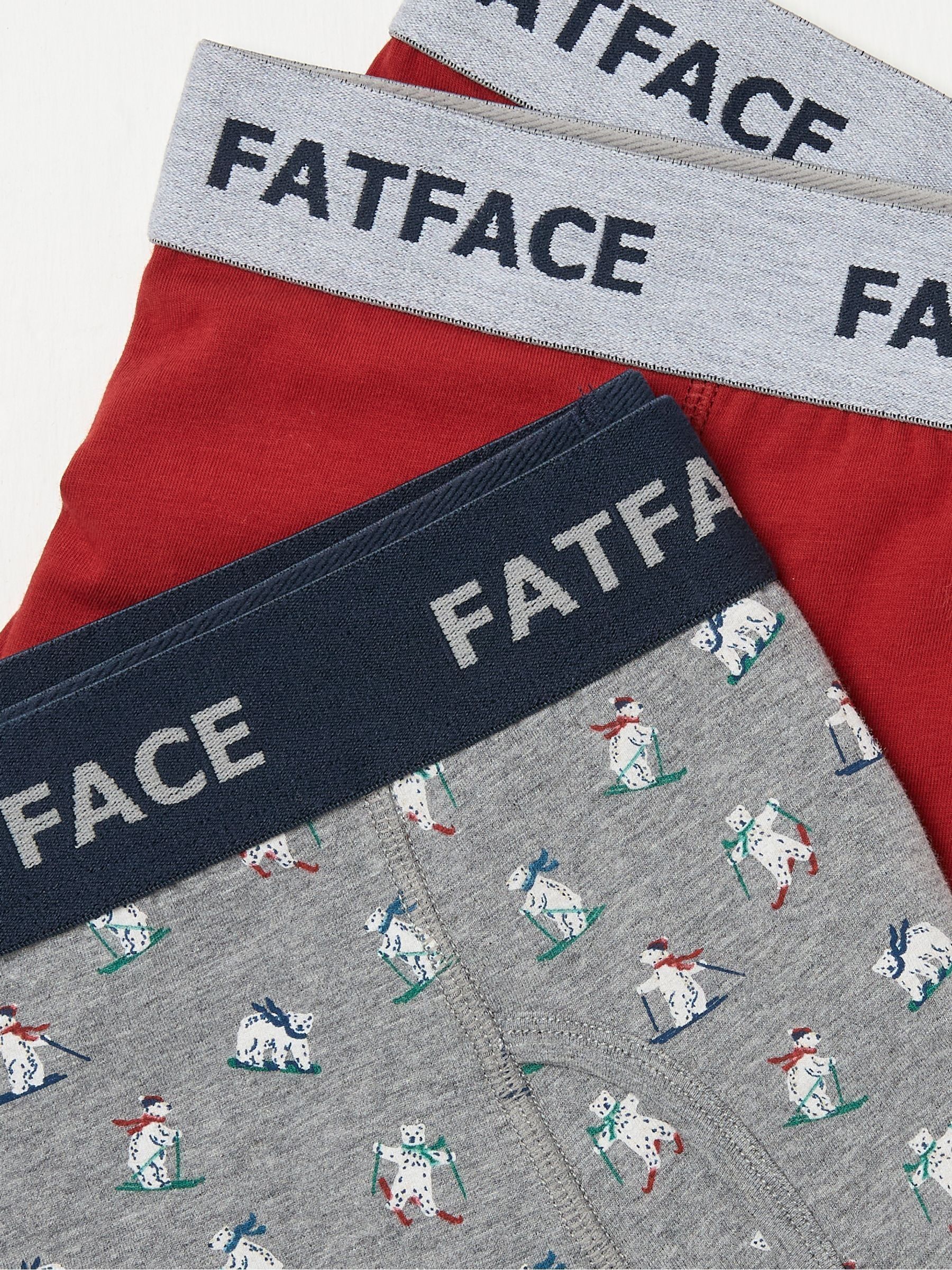 Grey 2 Pack Ski Bear Boxers - Image 2 of 2