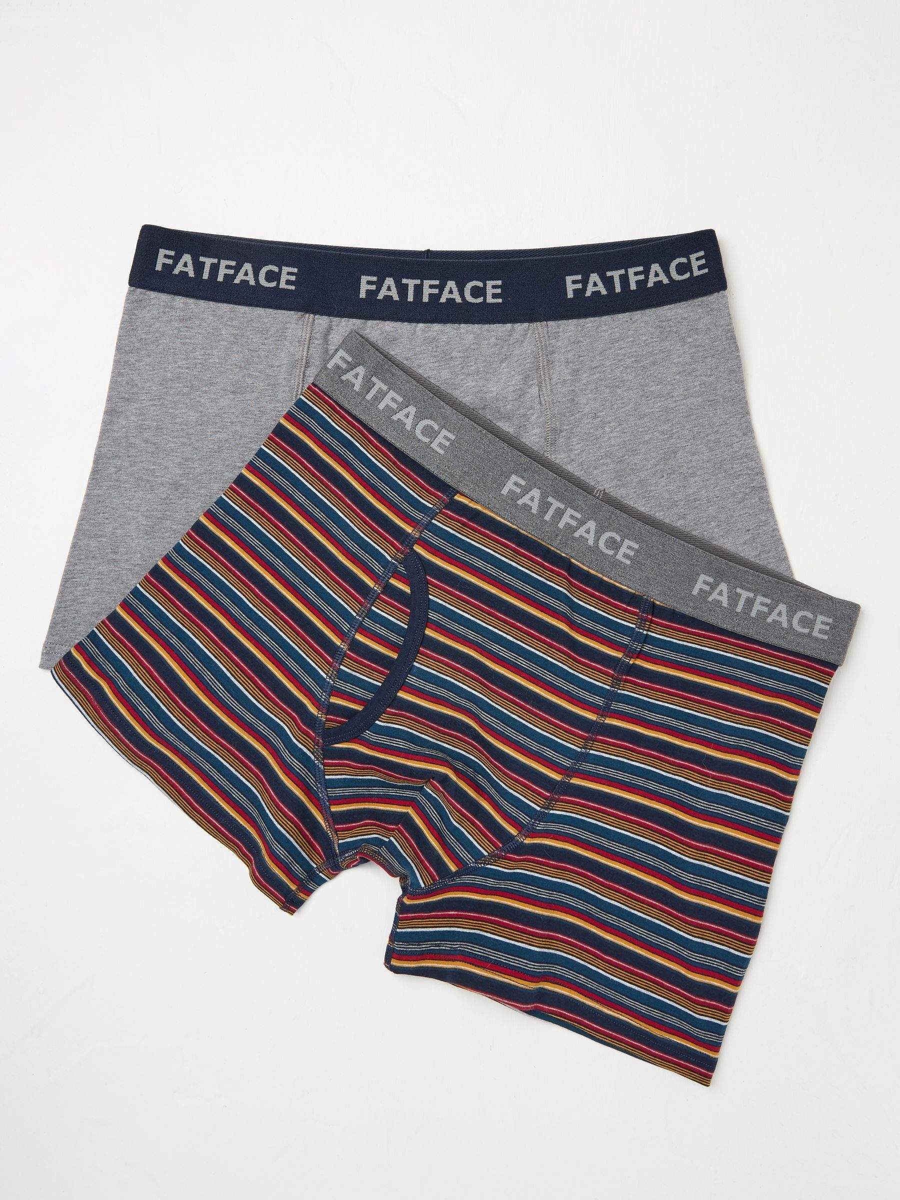 Navy Whistler Stripe Boxers 2 Pack - Image 1 of 2 Navy Whistler Stripe Boxers 2 Pack - Image 1 of 2
