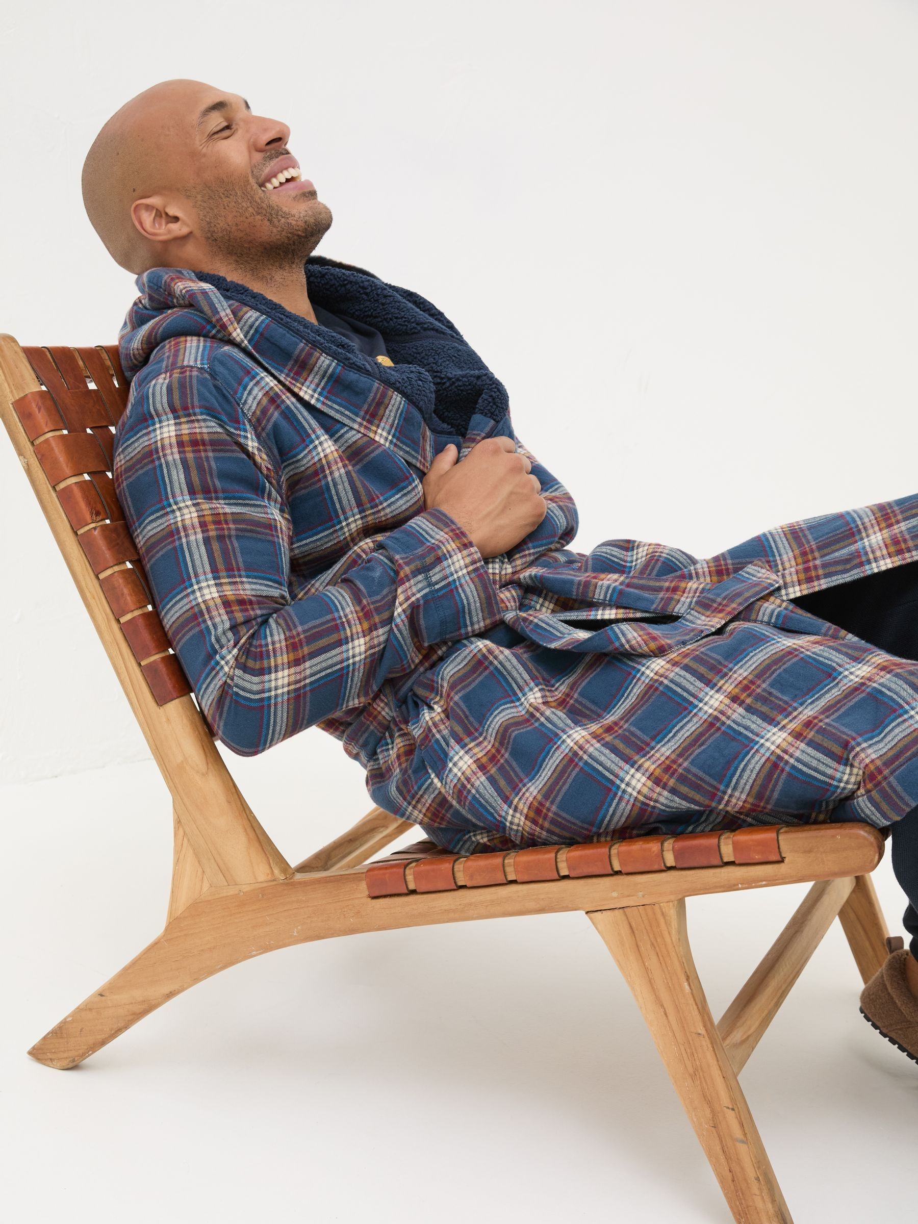 Chepstow Navy Dressing Gown - Image 3 of 5