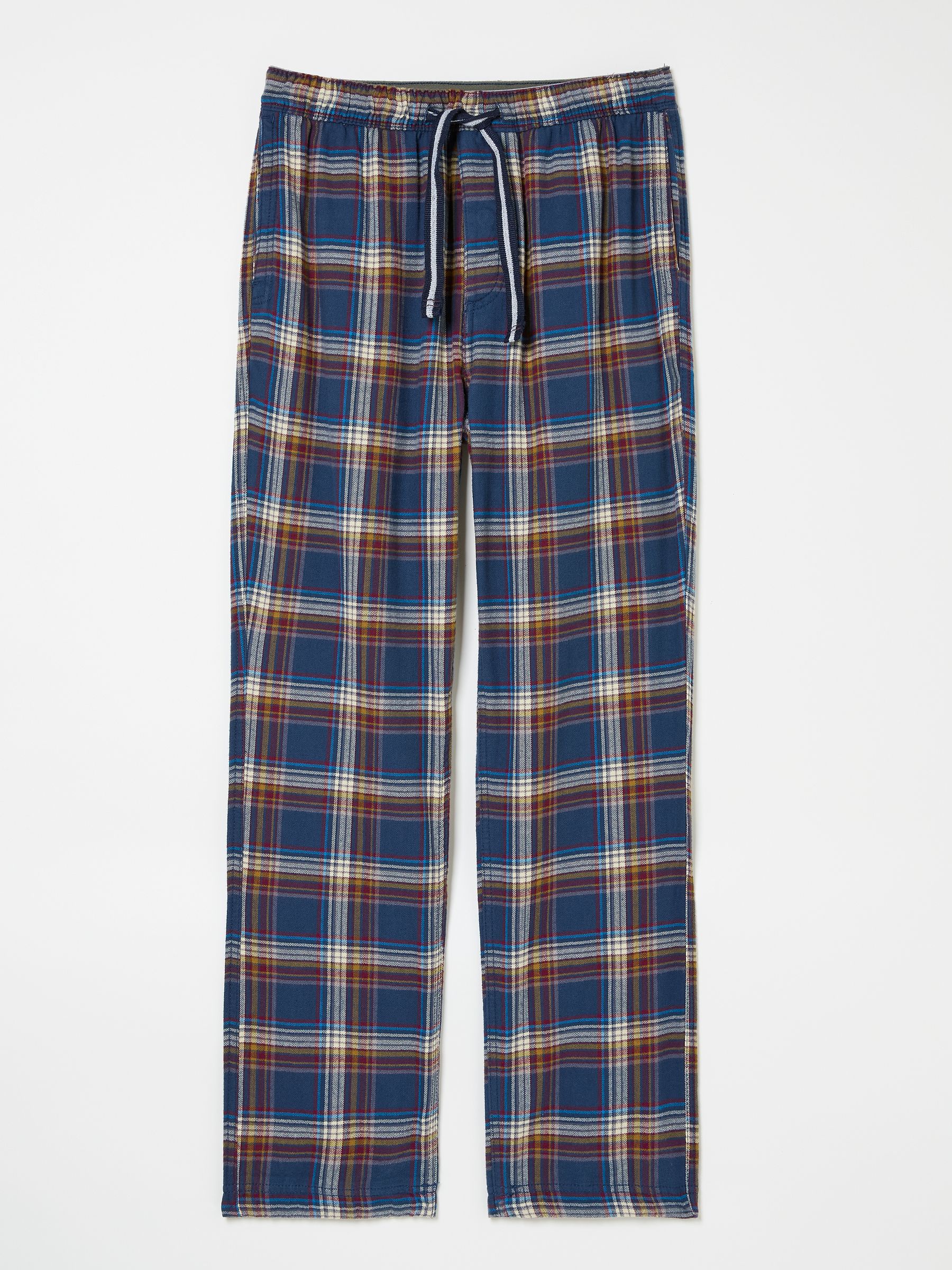 Navy Chepstow Check 100% Cotton Pyjama Bottoms - Image 7 of 7