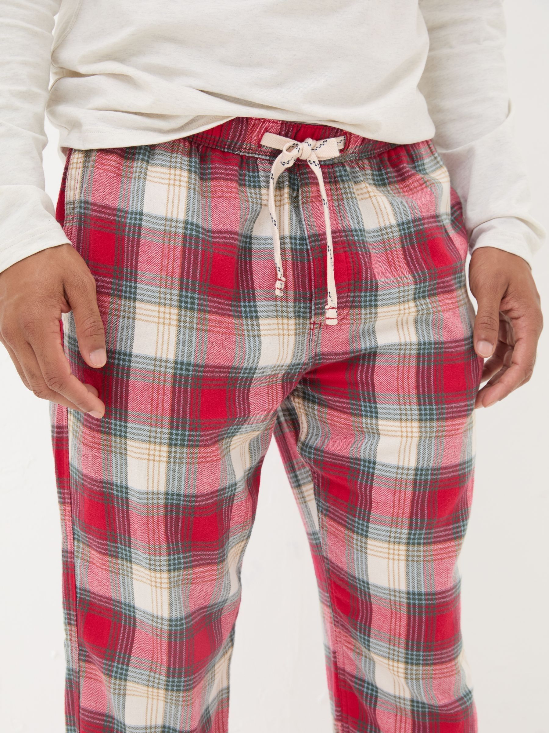 Bramber Red Check Pyjama Bottoms - Image 5 of 6