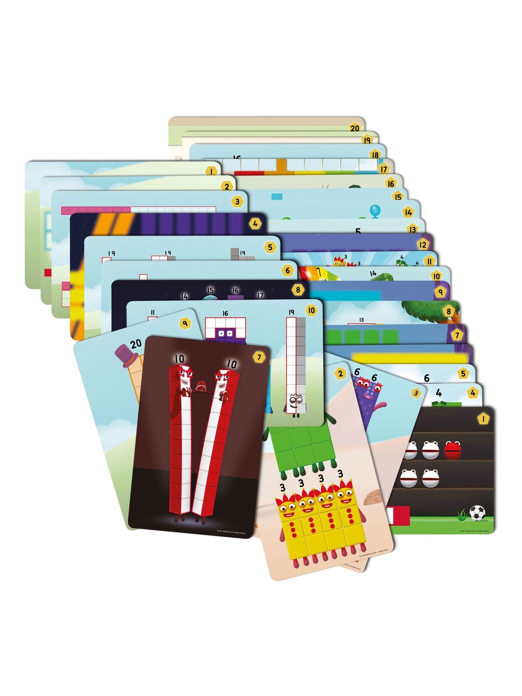 Learning Resources MathLink® Cubes Numberblocks® 11-20 Activity Set - Image 3 of 6