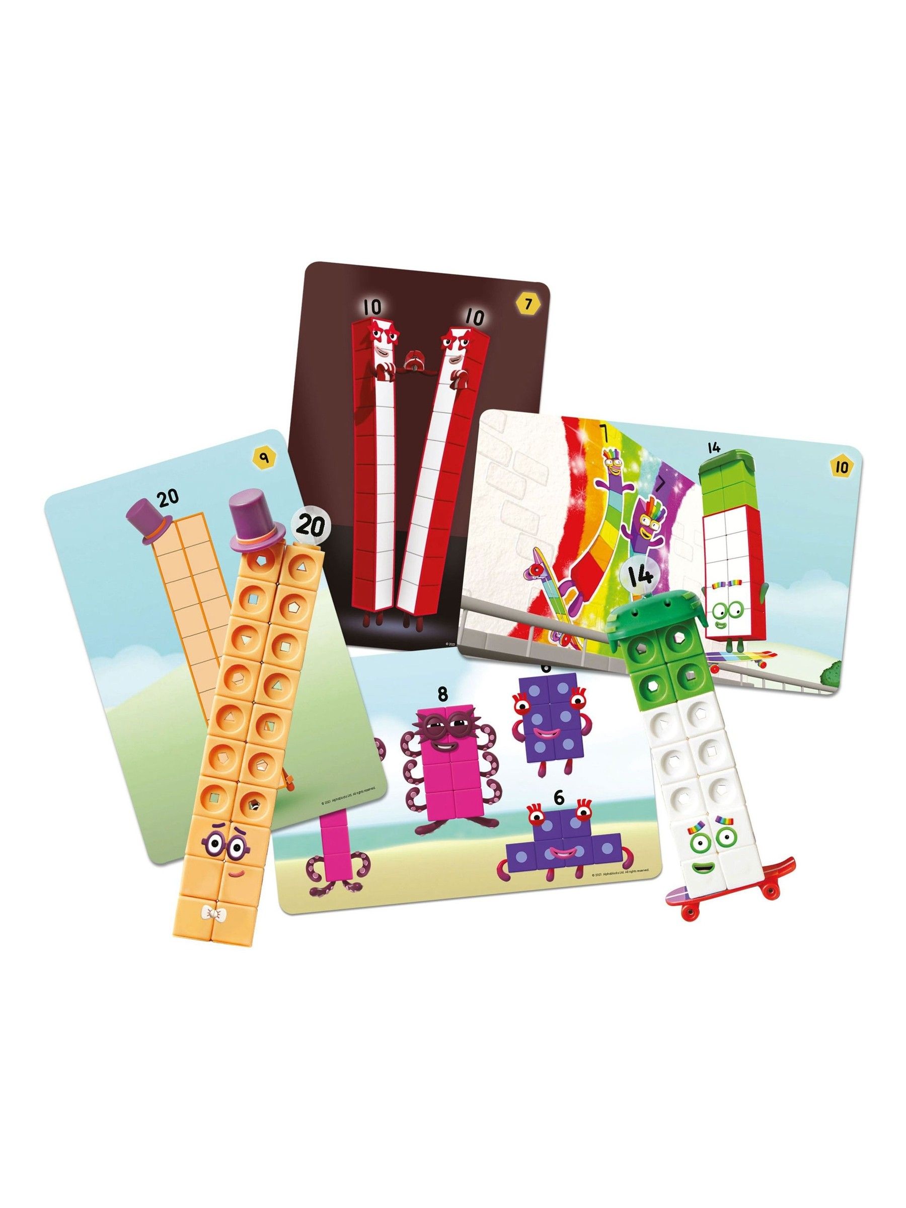 Learning Resources MathLink® Cubes Numberblocks® 11-20 Activity Set - Image 4 of 6