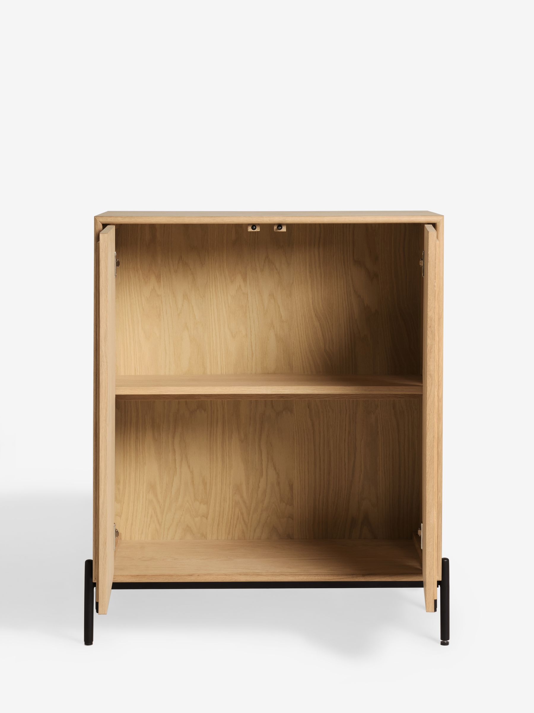 Jasper Conran London White Washed Oak Aden Small Sideboard - Image 6 of 8
