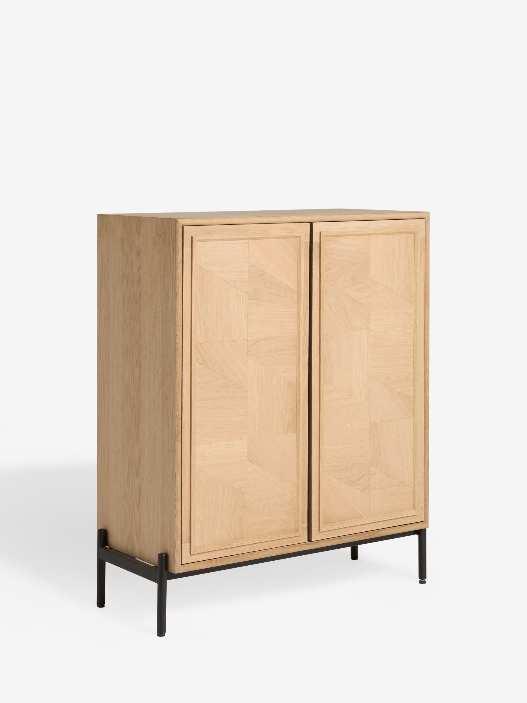 Jasper Conran London White Washed Oak Aden Small Sideboard - Image 7 of 8