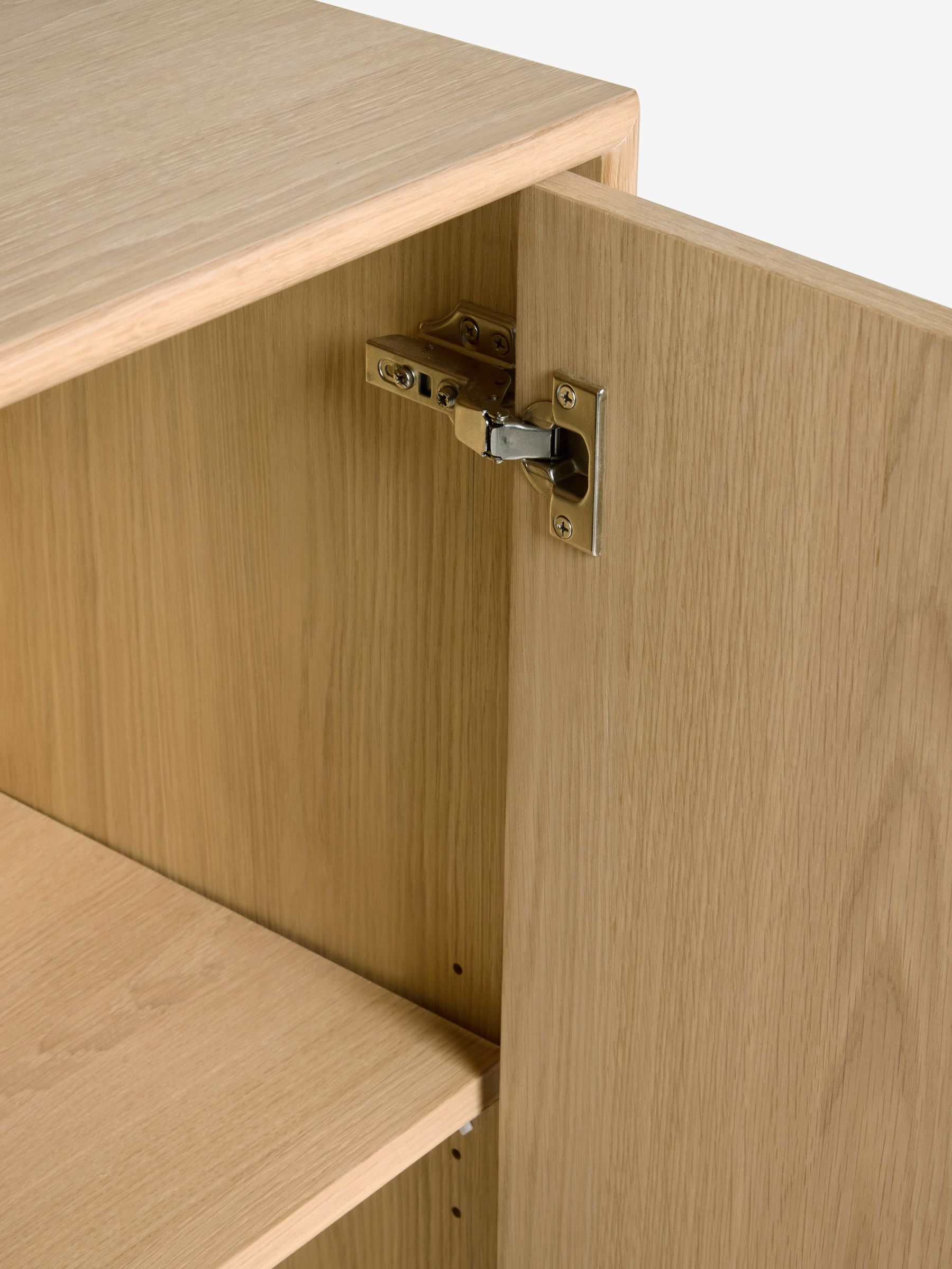 Jasper Conran London White Washed Oak Aden Small Sideboard - Image 8 of 8