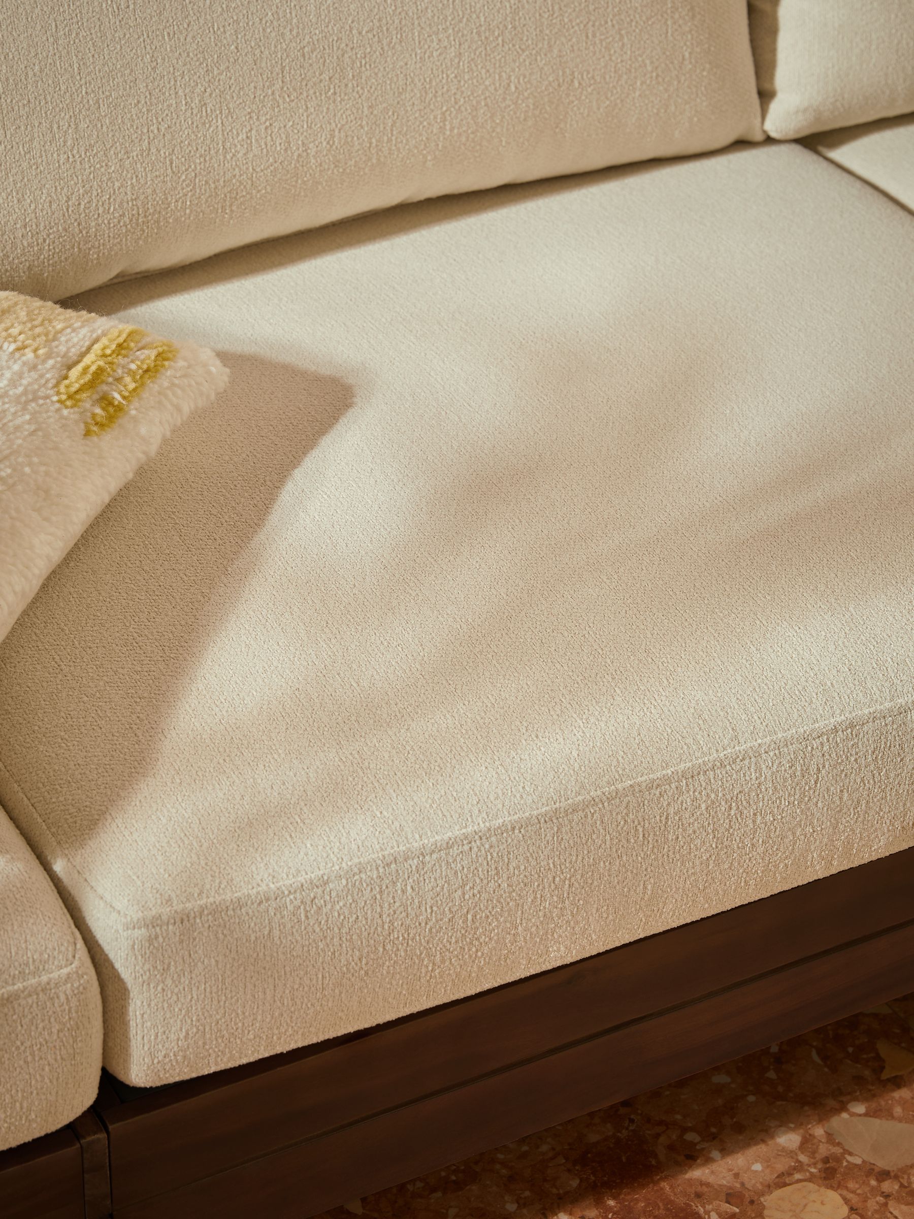 Avarna Garden Corner Lounge Set in Off White Boucle - Image 3 of 5