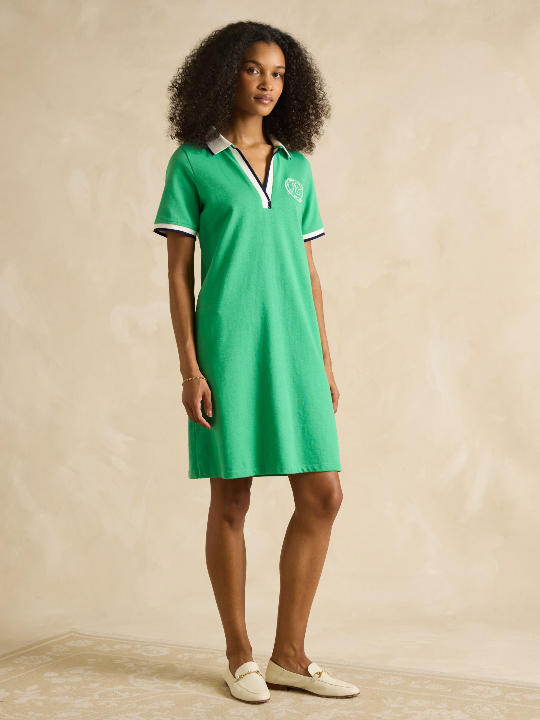 Evie Green Jersey Dress - Image 8 of 10