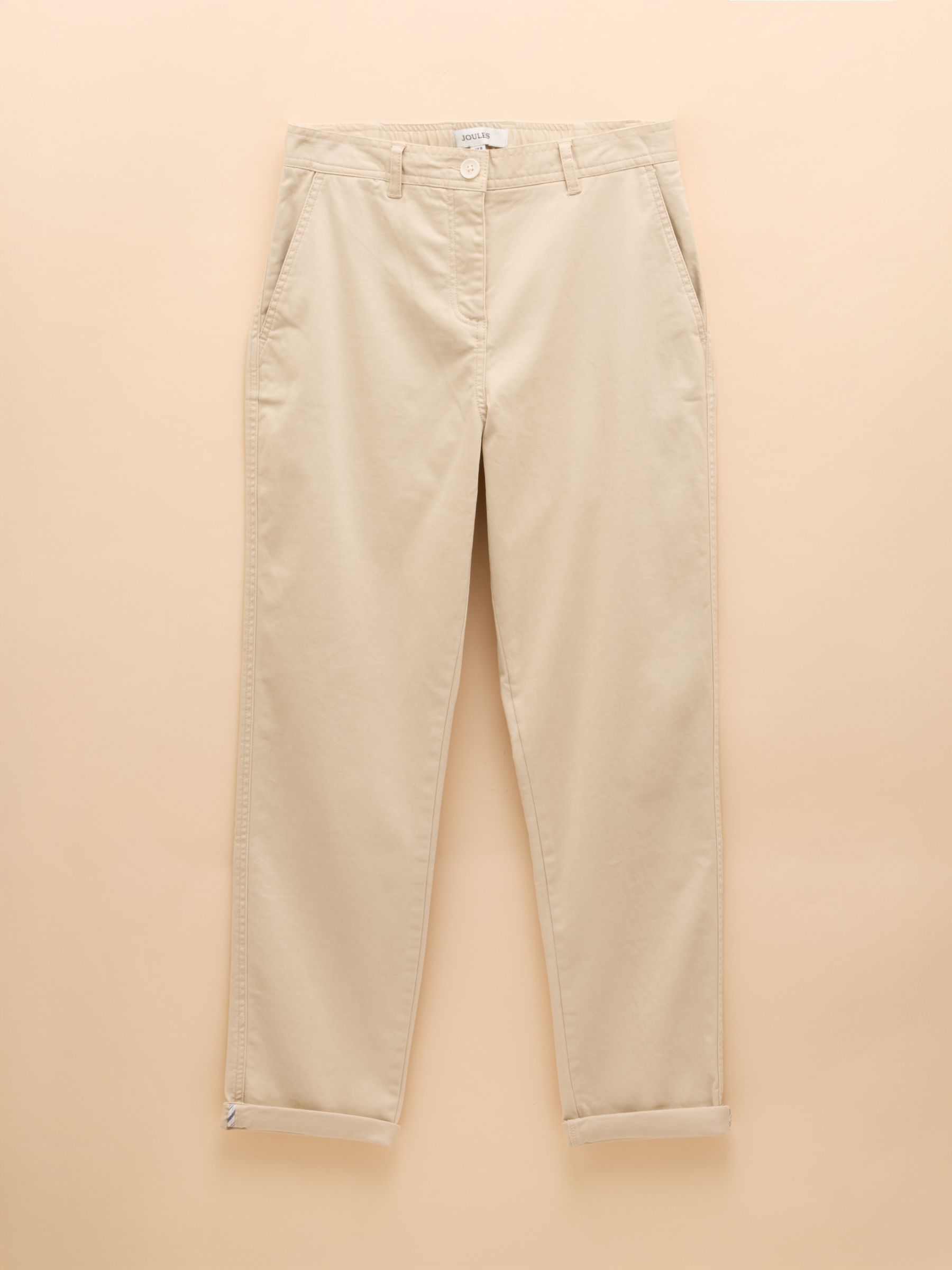 Slim Fit Sand Chino Trousers - Image 6 of 6