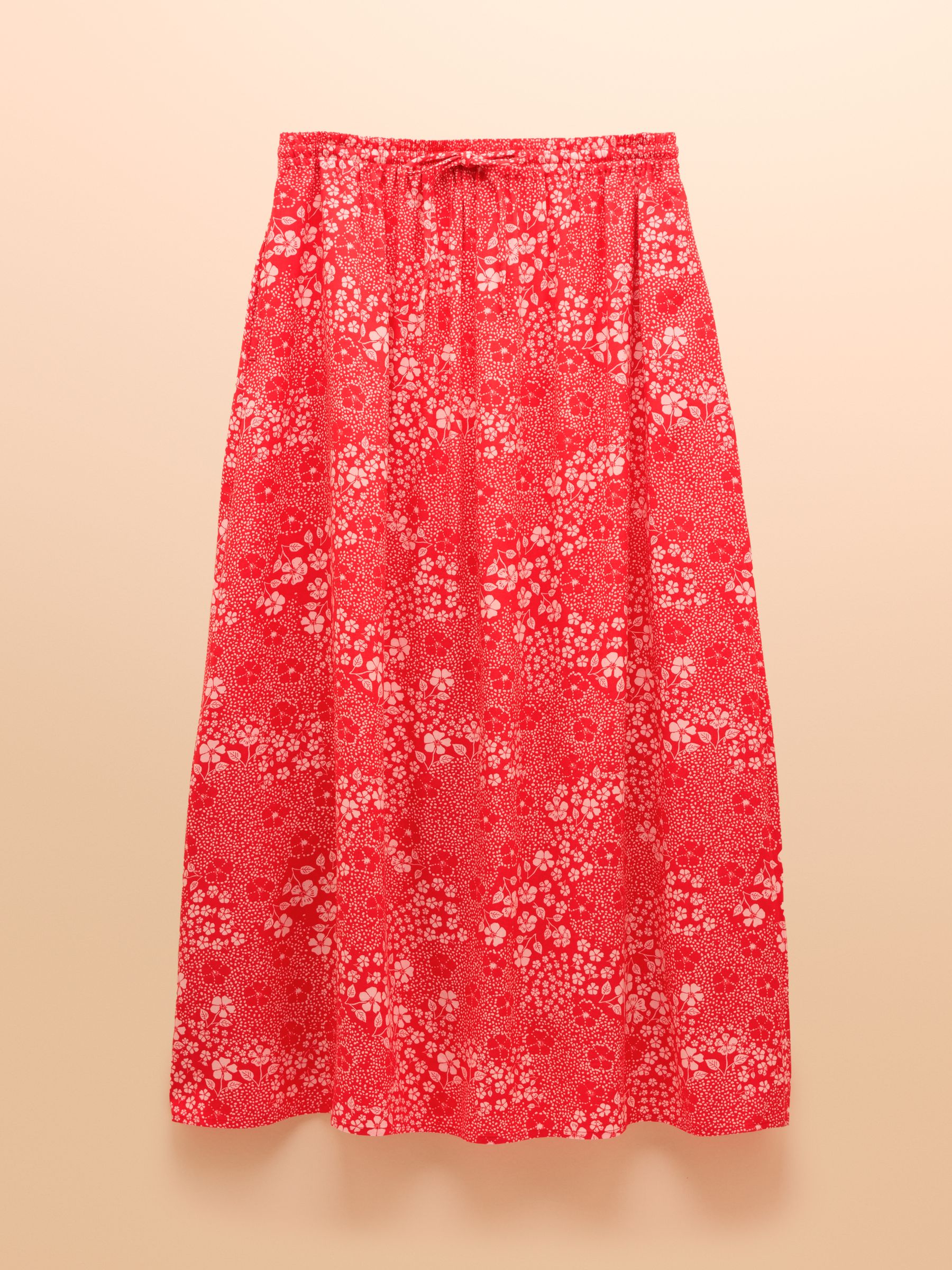 Adele Red Midi Skirt - Image 6 of 6