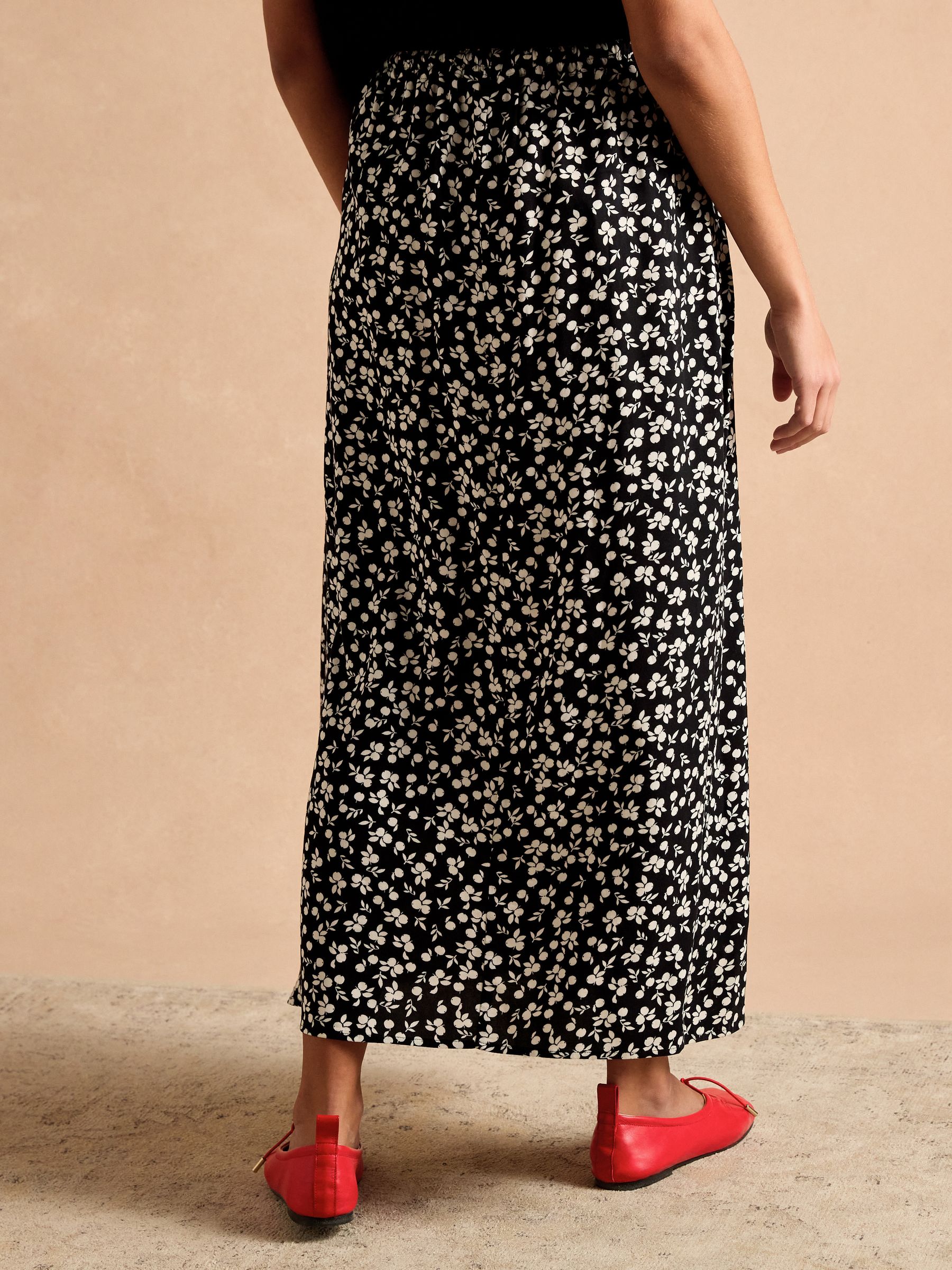 Adele Black Midi Skirt - Image 2 of 7