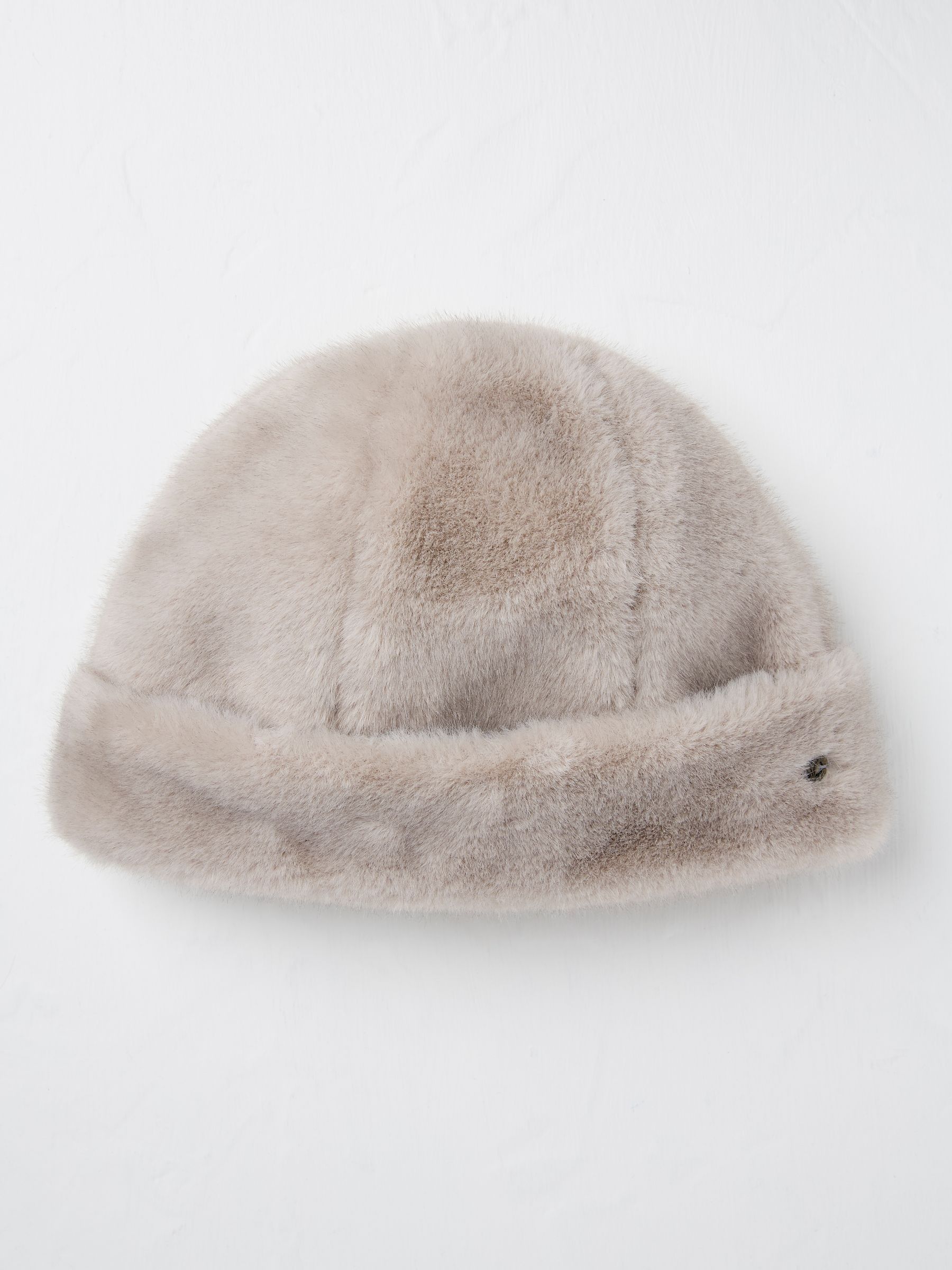Natural Faux Fur Beanie - Image 2 of 3