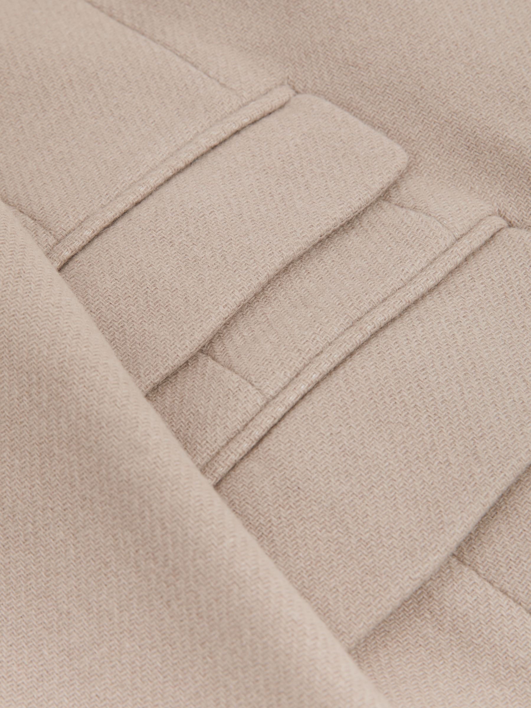 Wool-Blend Coat in Stone - Image 6 of 6