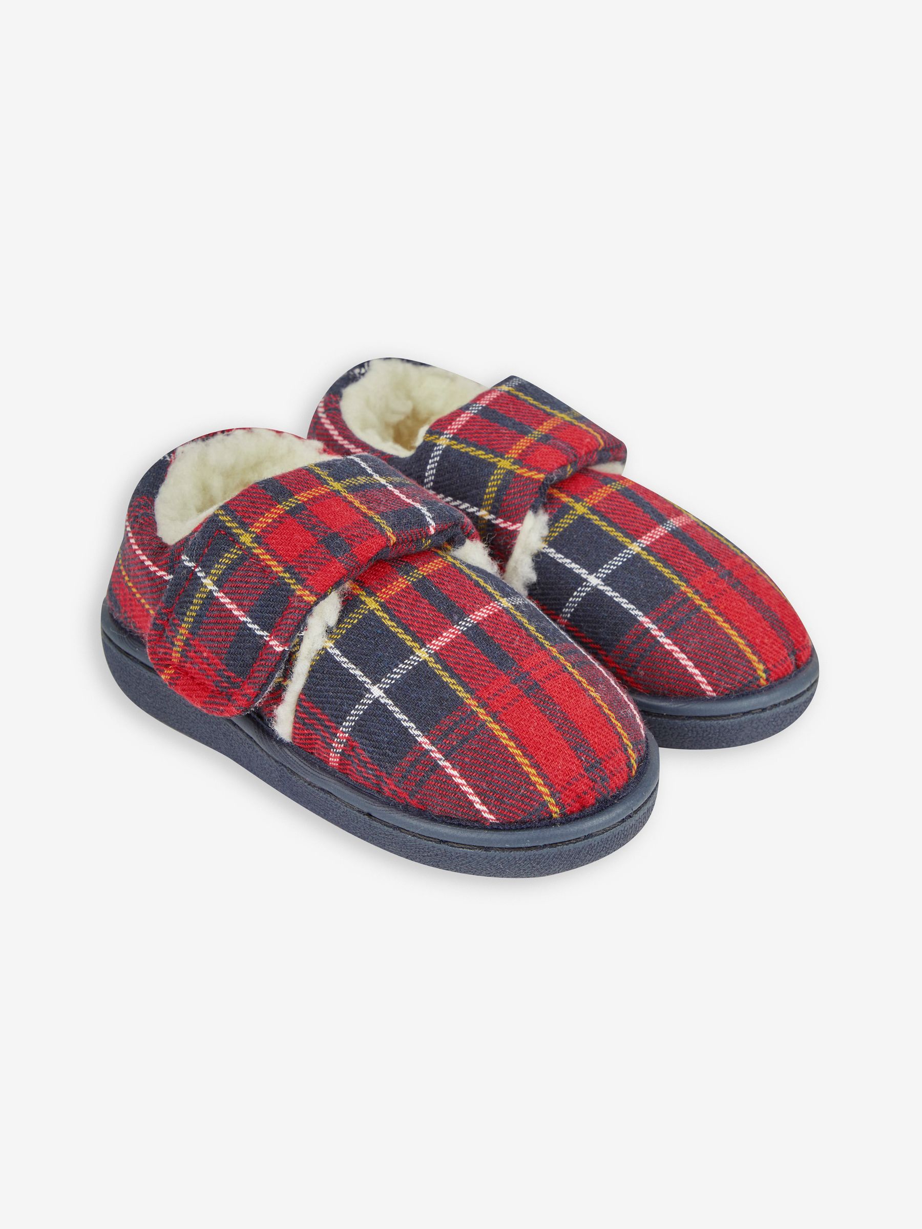 Red Tartan Slipper Shoes - Image 1 of 3