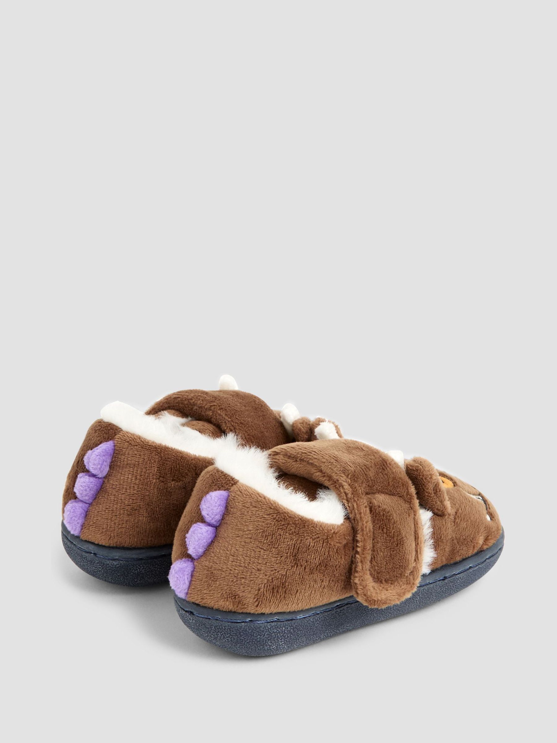 Brown The Gruffalo Slipper Shoes - Image 2 of 4