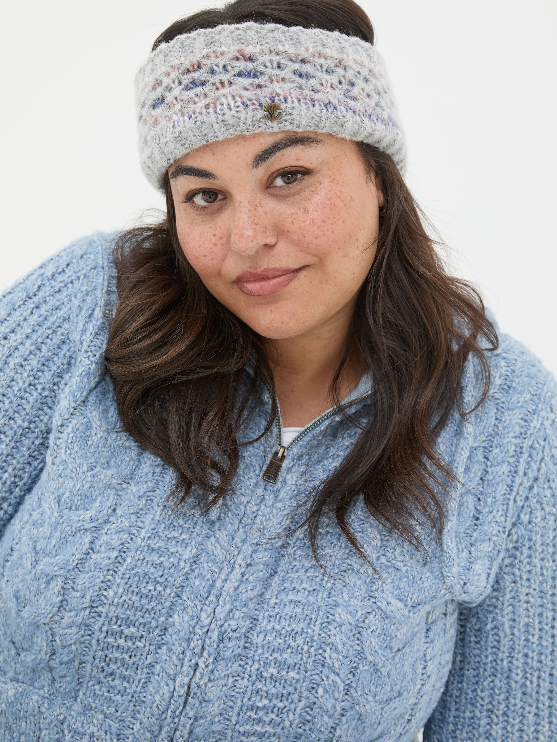 Grey Space Dye Headband - Image 3 of 4