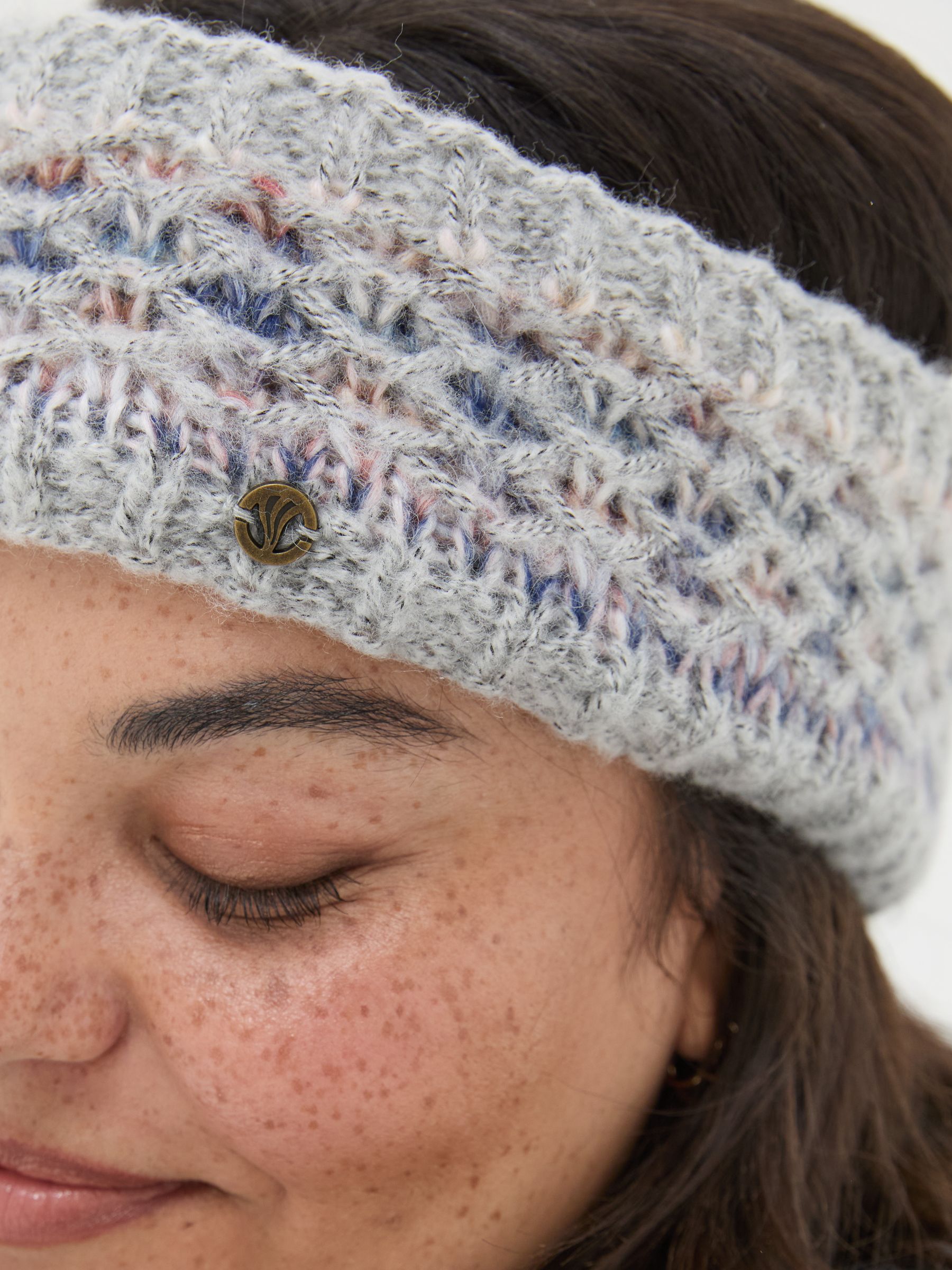 Grey Space Dye Headband - Image 4 of 4