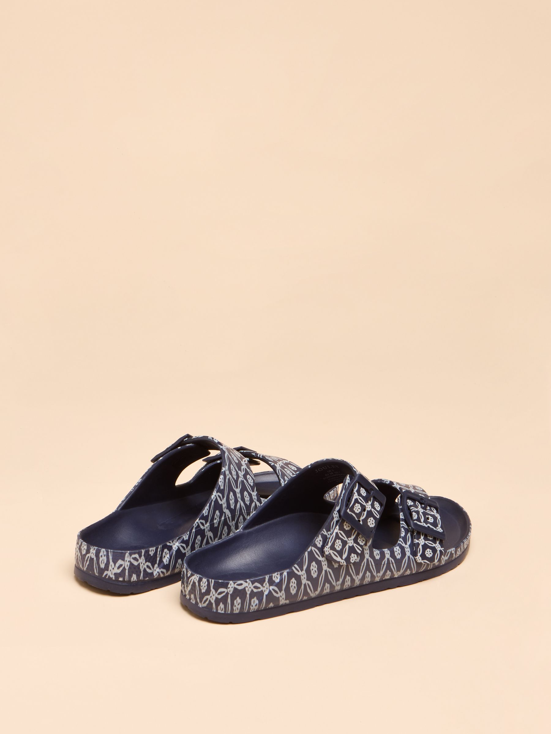 Sunseeker Navy Print EVA Sliders - Image 3 of 5