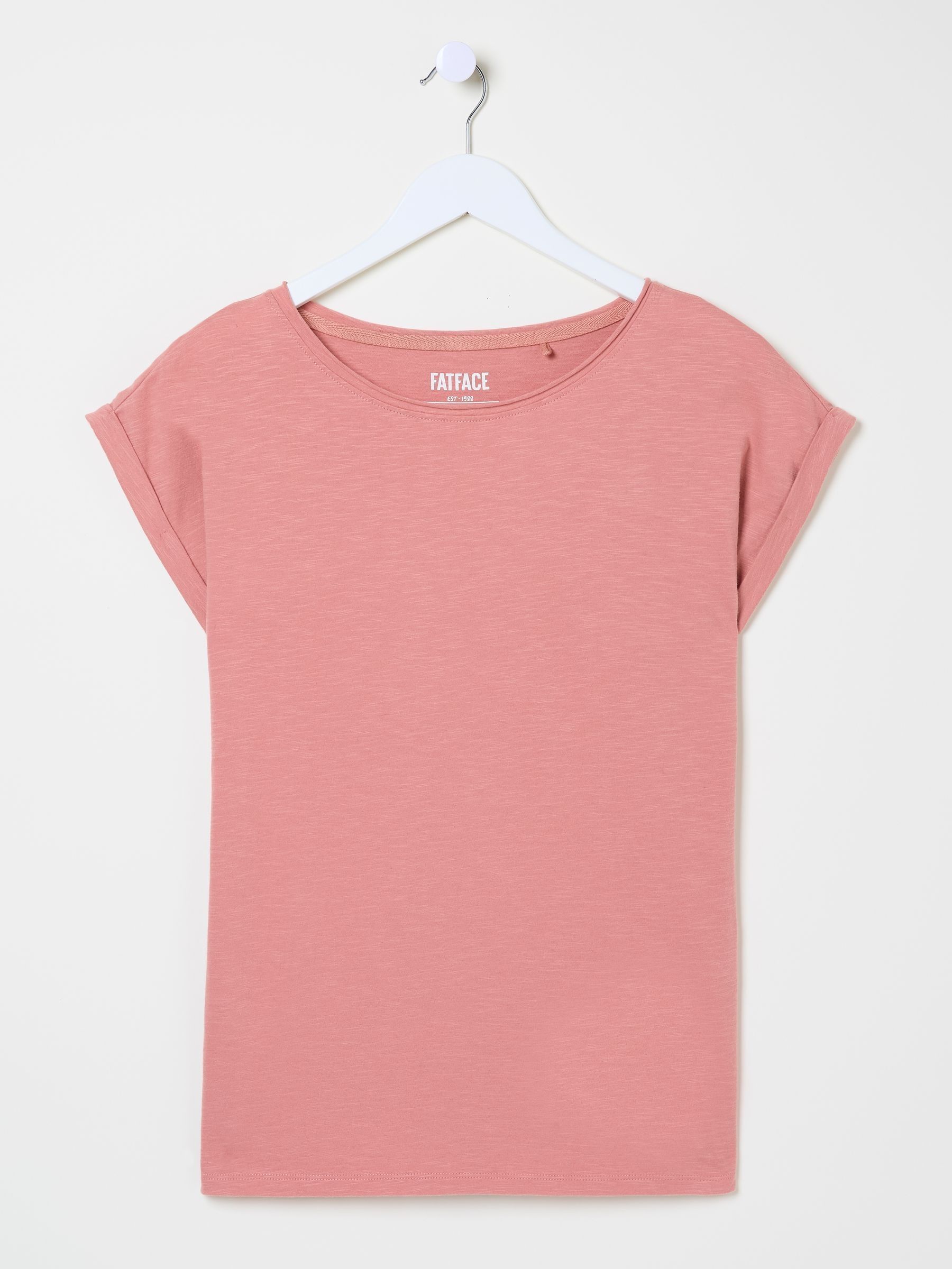 Ivy Organic Cotton Blush Pink T-Shirt - Image 8 of 8