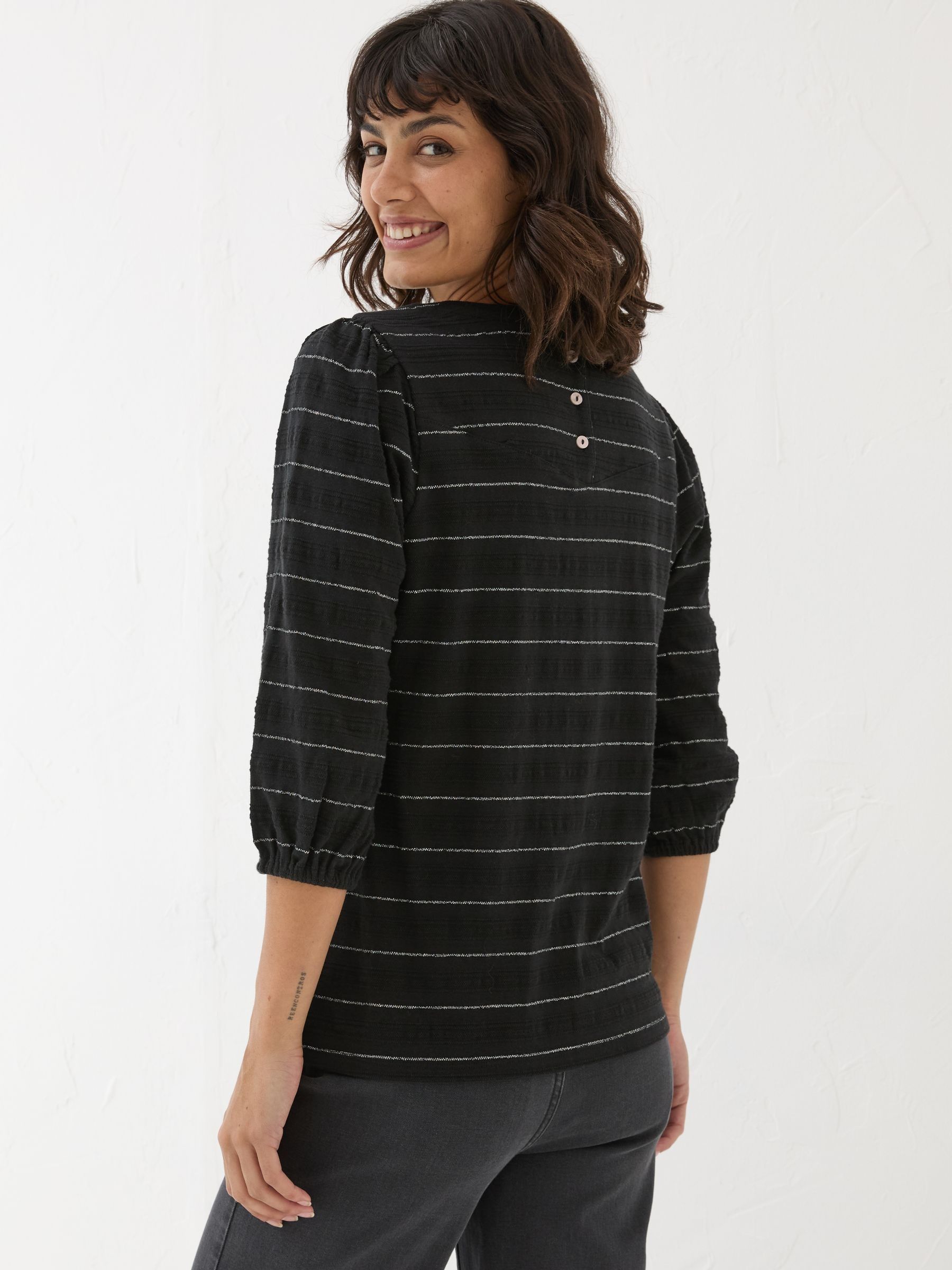 Penny Black Stripe Top - Image 2 of 7