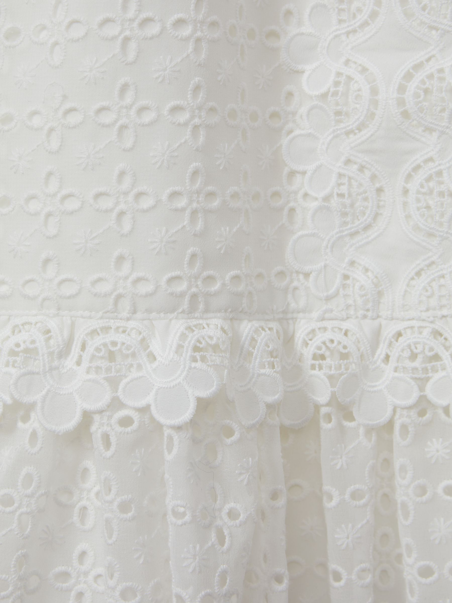 9-13 yrs Lace Flared Sleeve Dress in Ivory - Image 4 of 4