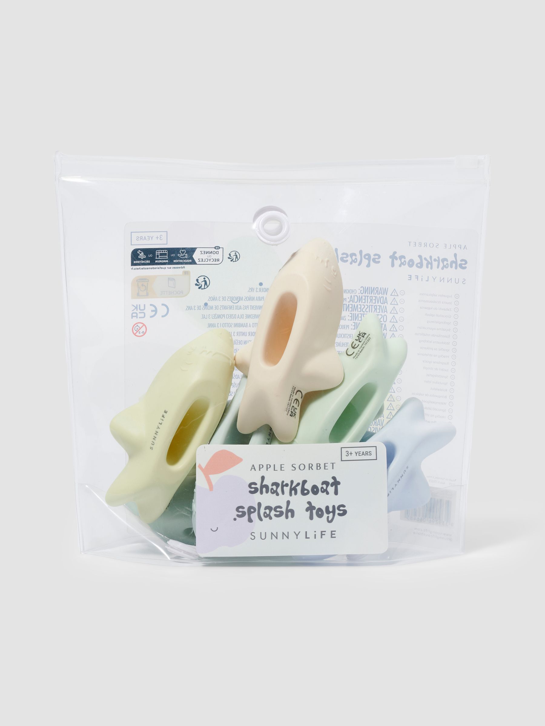 Sunnylife Apple Sorbet Shark Boat Splash Toys - Image 5 of 6