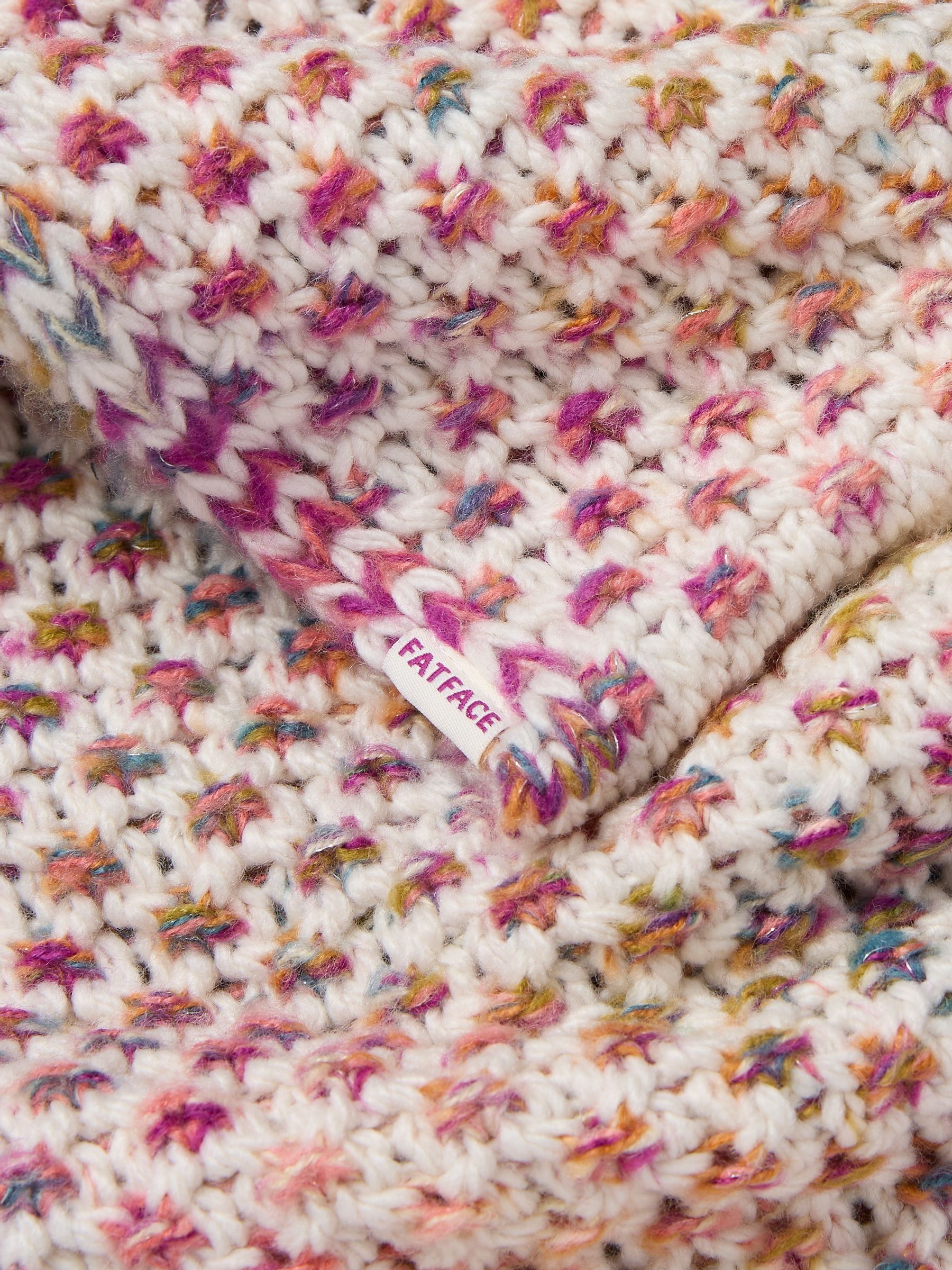 Ivory Spacedye Knit Snood - Image 2 of 2