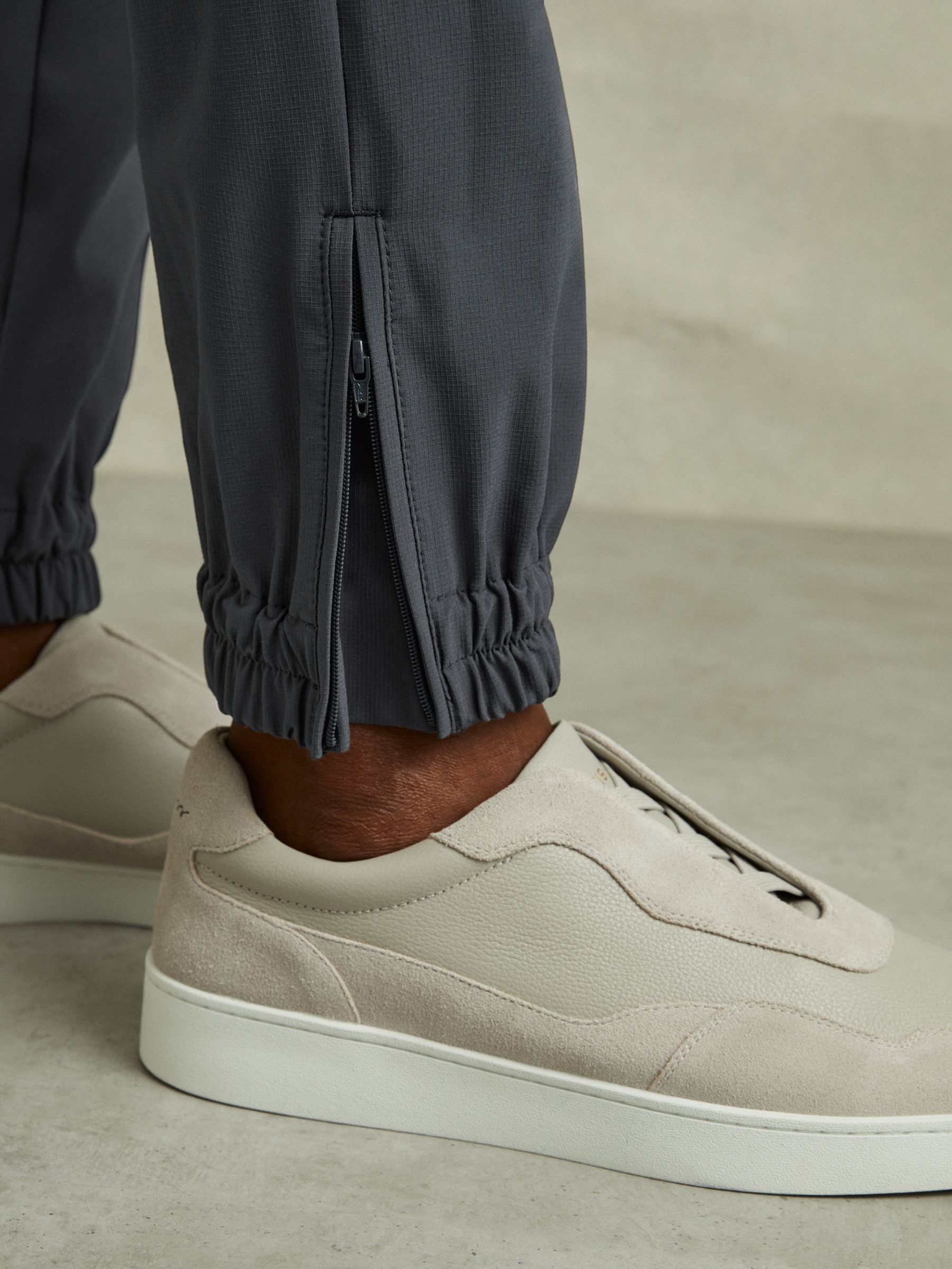 Elasticated Cargo Trousers in Airforce Blue - image 4