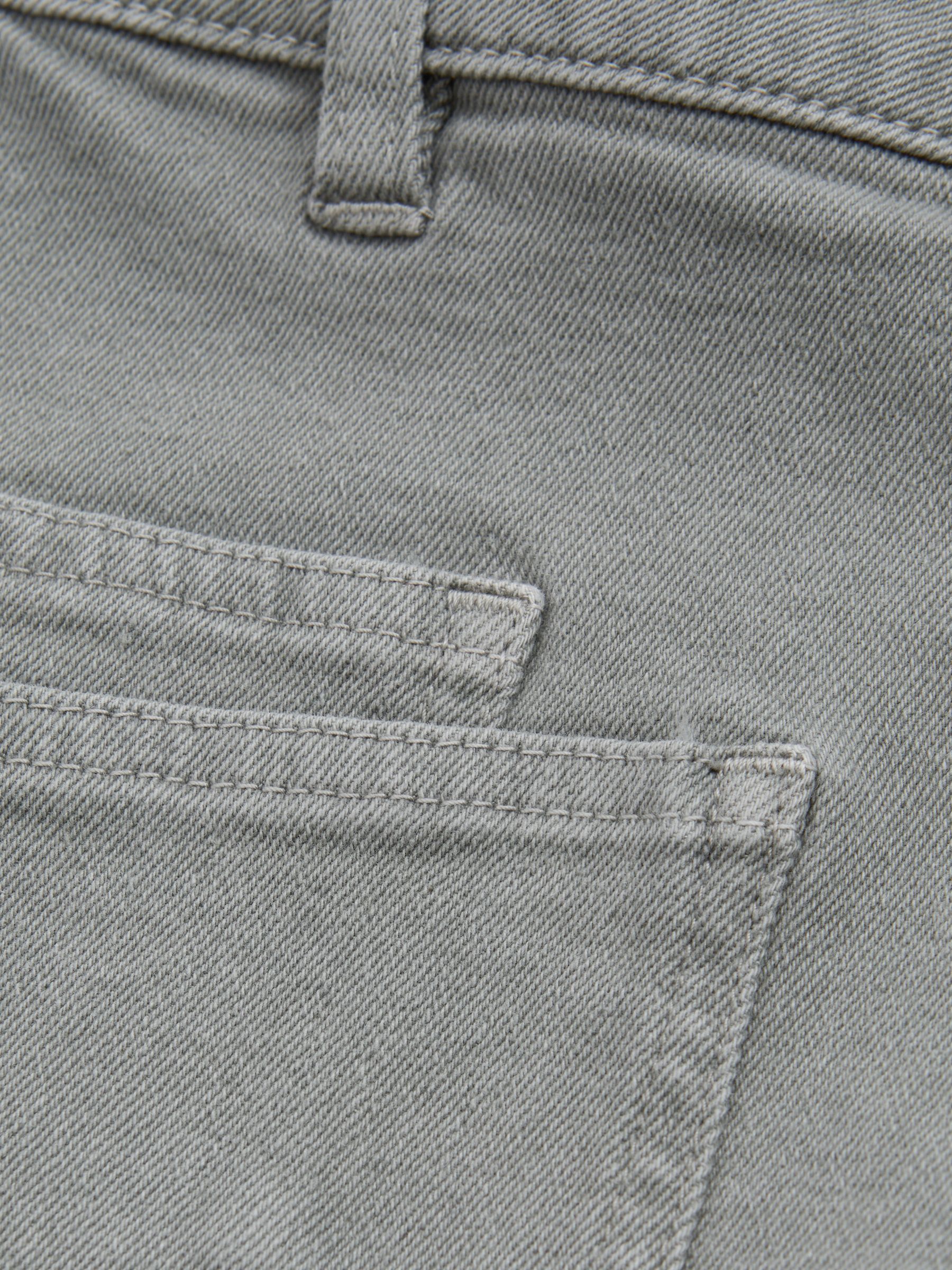 9-13 yrs Barrel Leg Cargo Trousers in Khaki - Image 4 of 4
