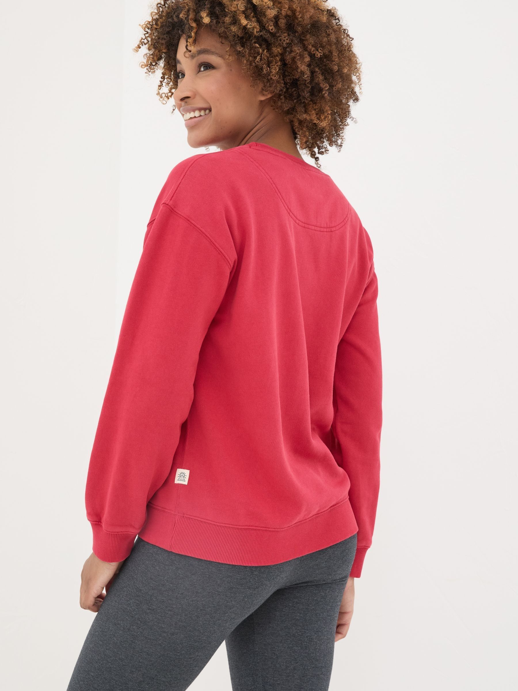 Georgia Red Crew Neck Sweatshirt - Image 2 of 5