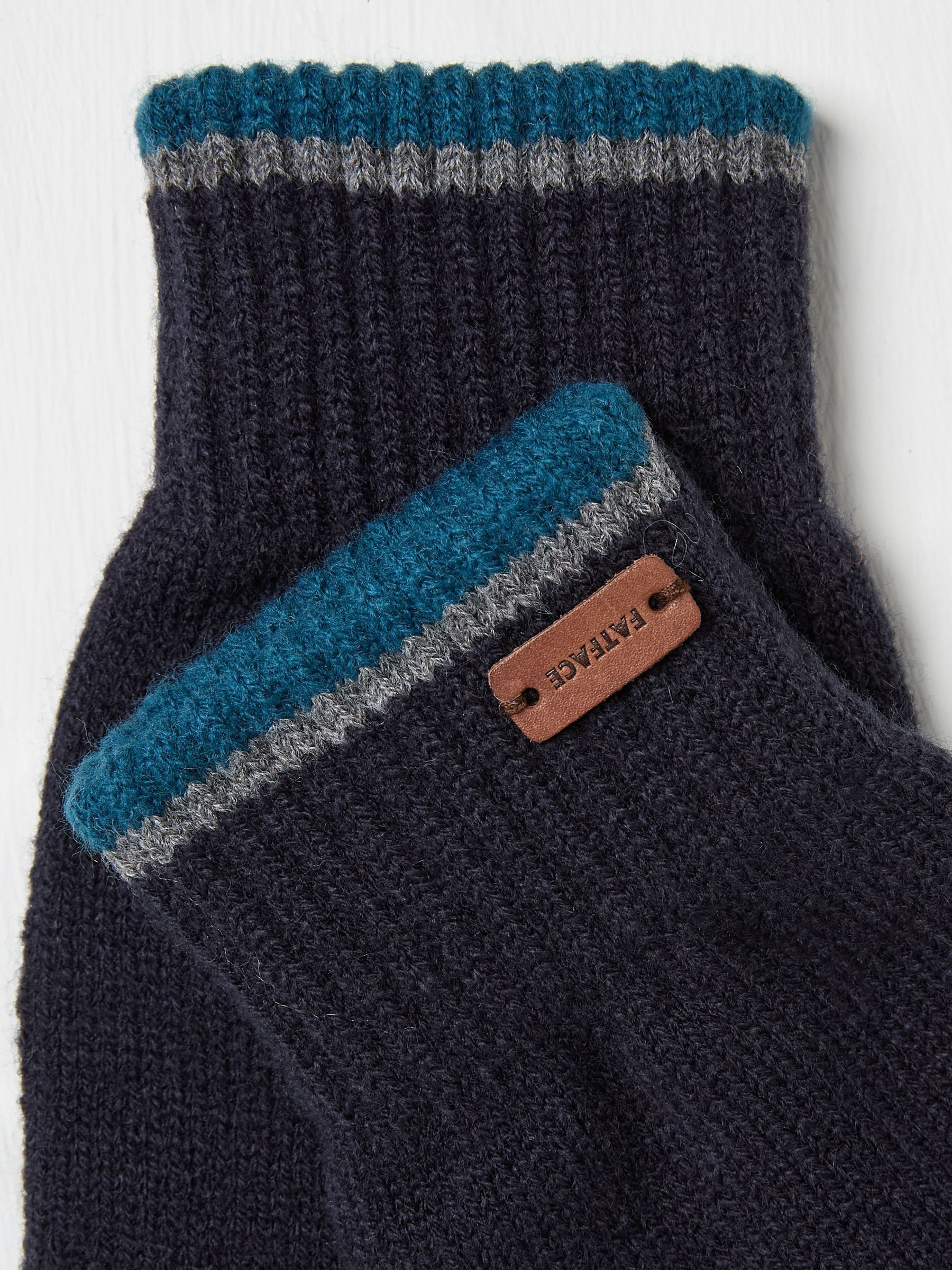 Navy Lewis Touchscreen Gloves - Image 2 of 2