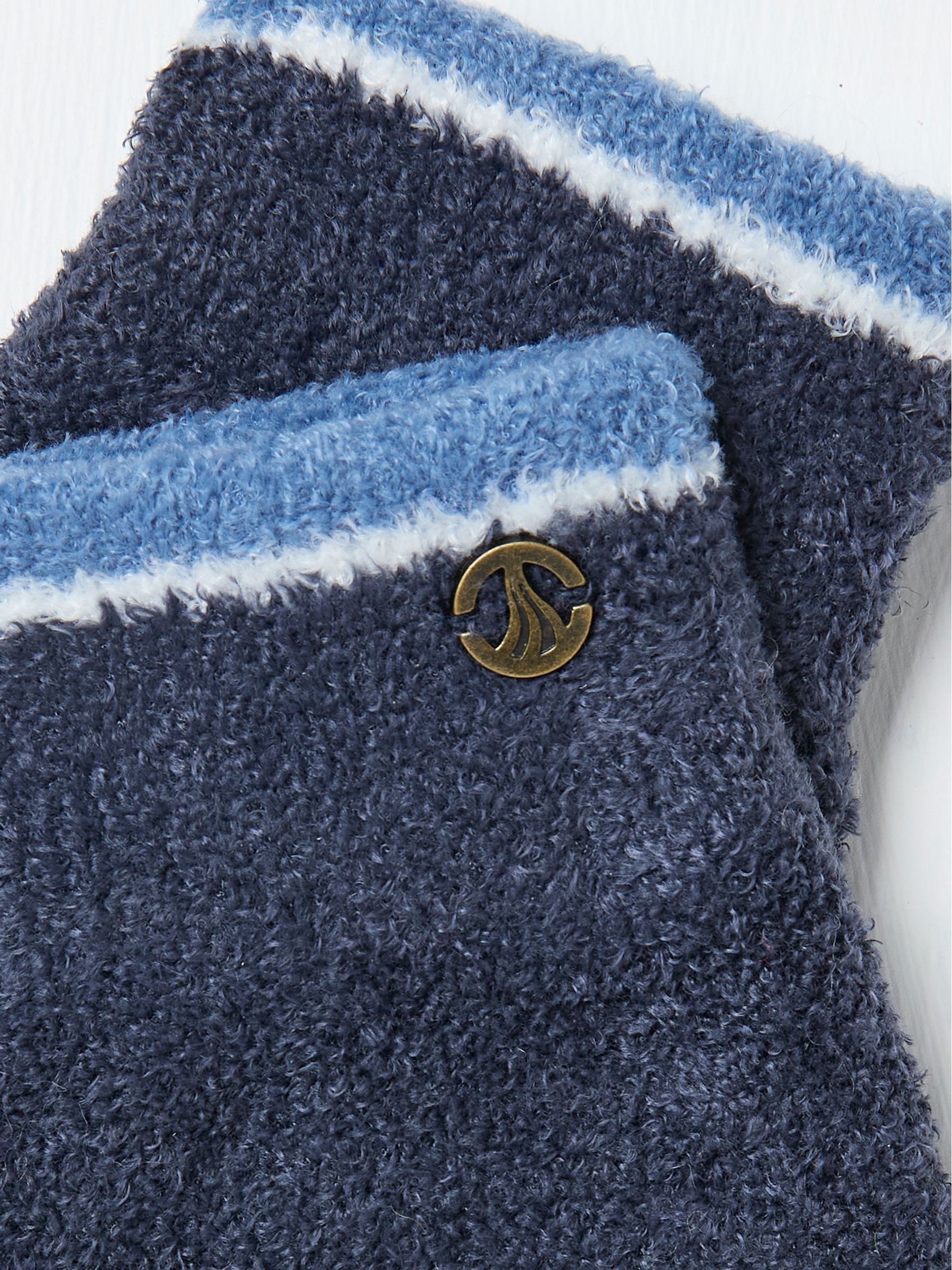 Navy Chenille Gloves - Image 2 of 2