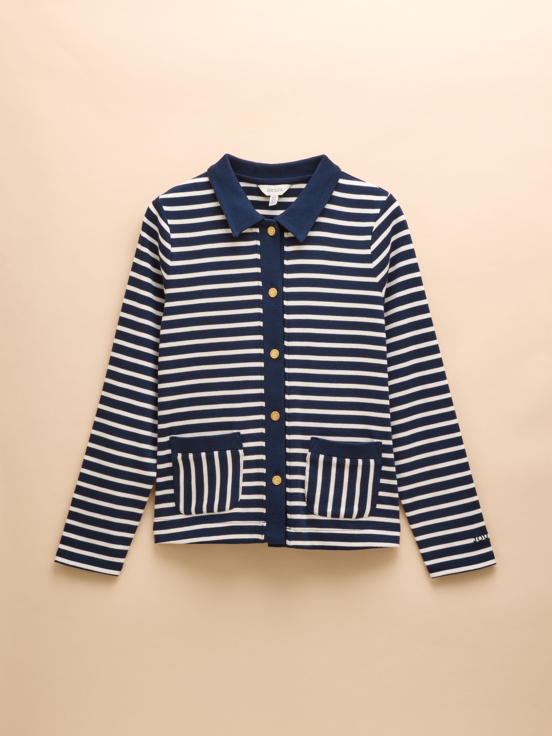 Harbour Navy Jersey Cardigan - Image 7 of 7