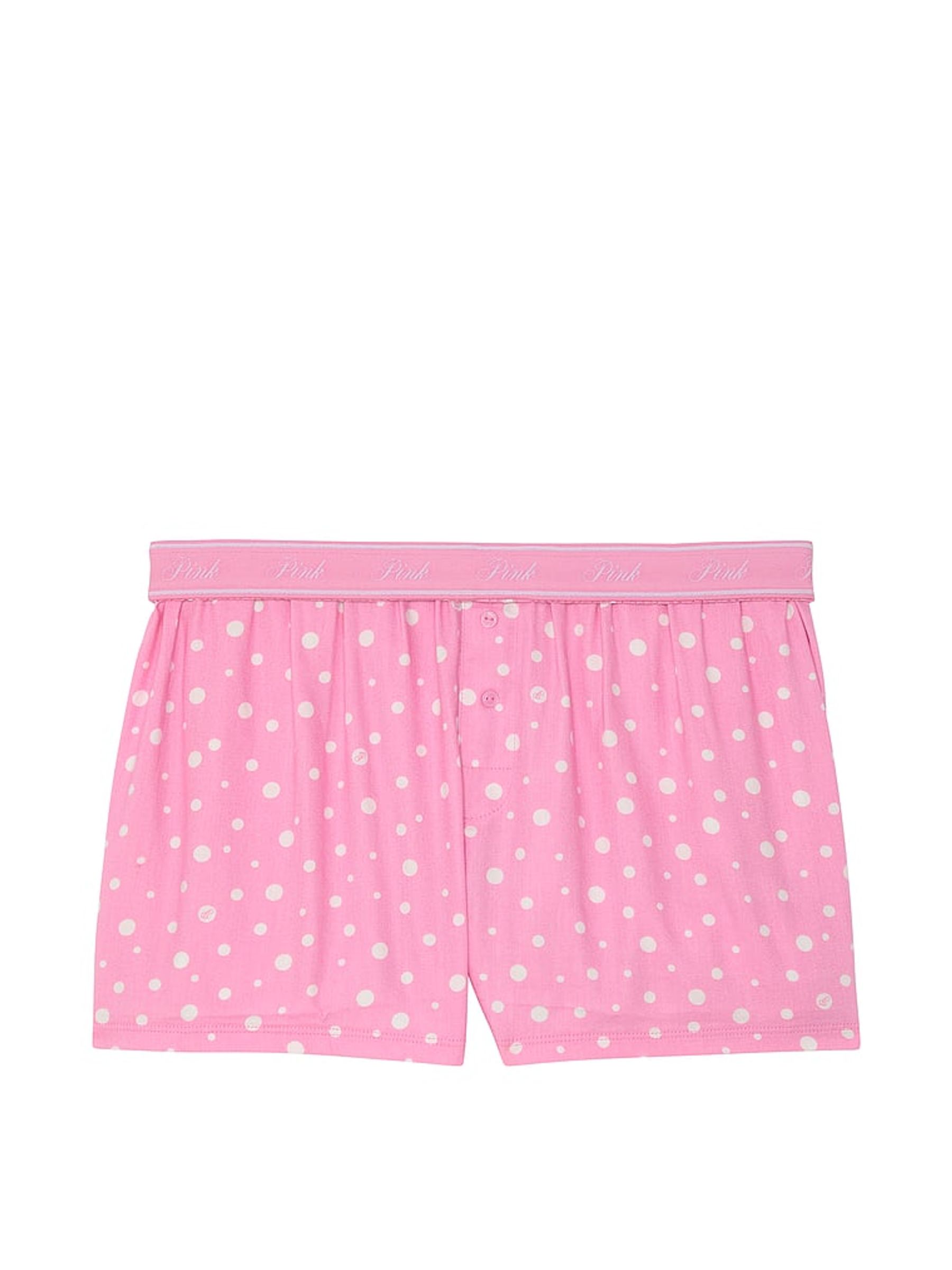 Moonstone Pink Short Pyjama Bottoms - Image 3 of 3